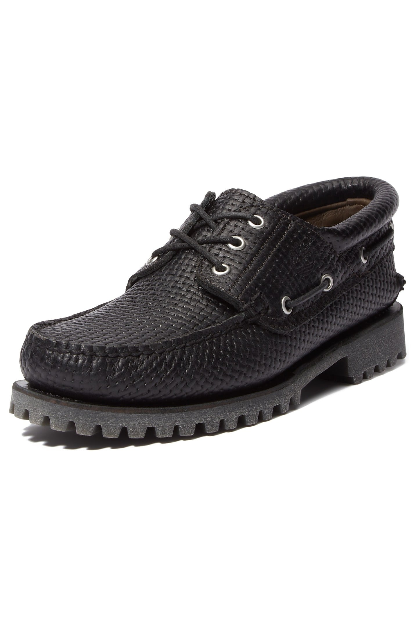 AUTHENTIC BOAT SHOE BLACK FULL GRAIN BROWN 7