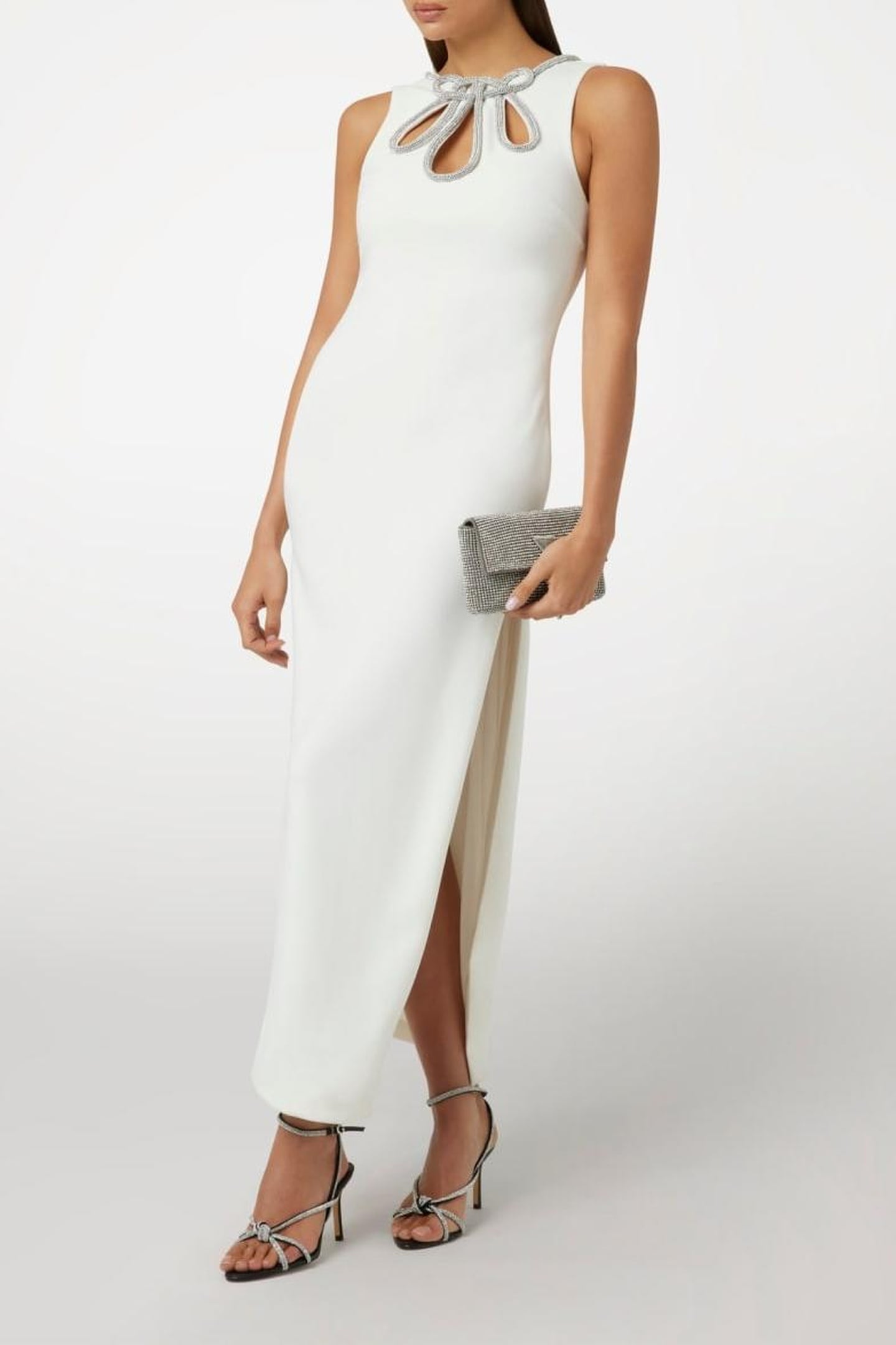 MARCIANO BY GUESS SERAFINA DRESS MACADAMIA 1