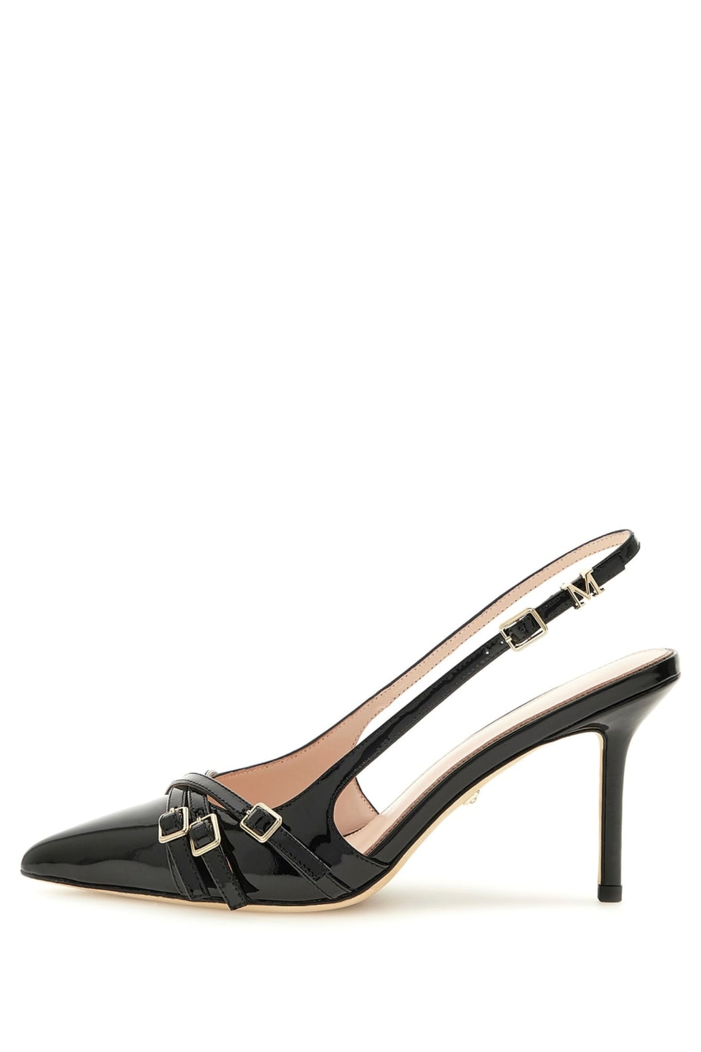 MARCIANO BY GUESS SLING BACK BUCKLE JET BLACK 4