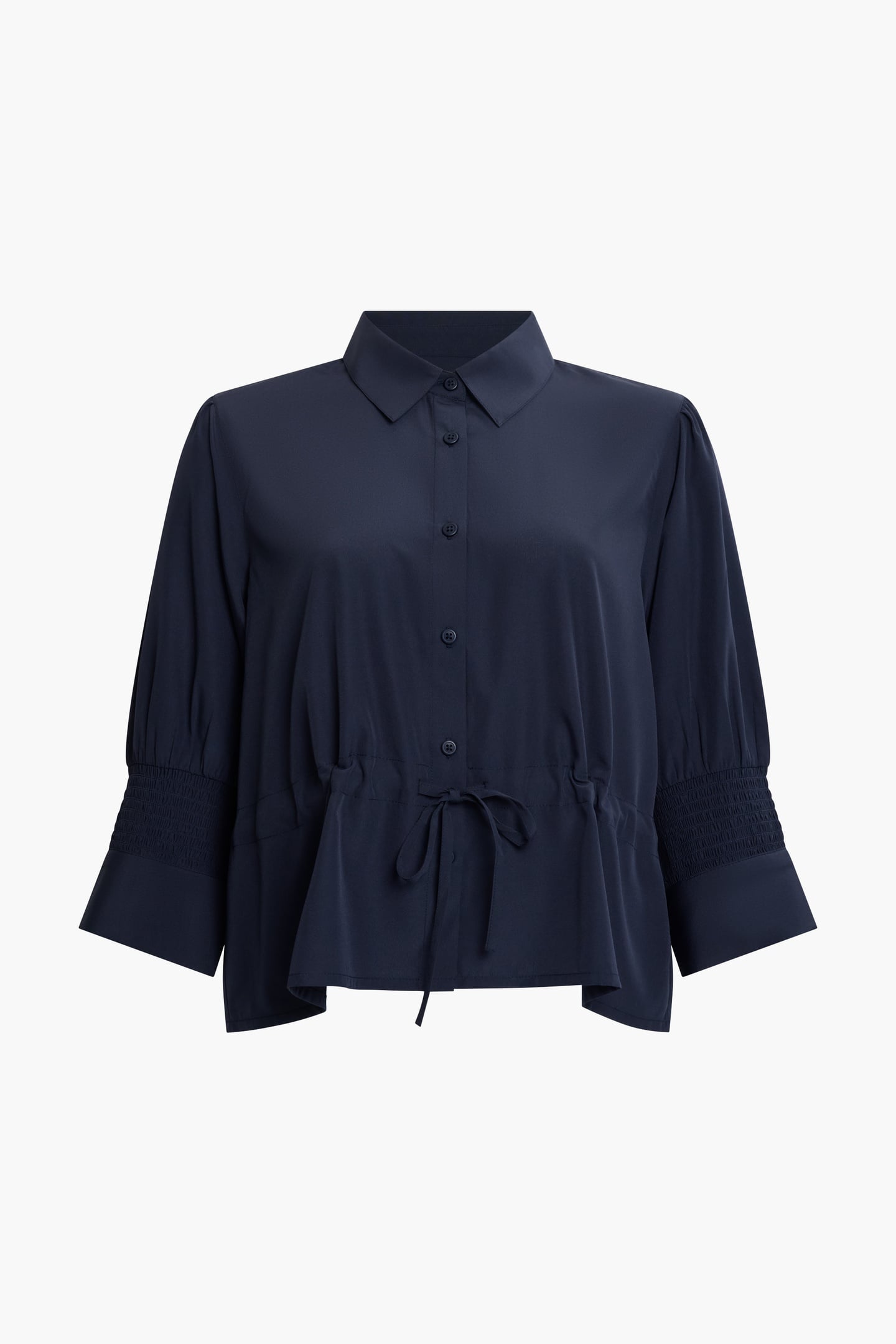 CREPE LIGHT TIE TOP NAVY 1