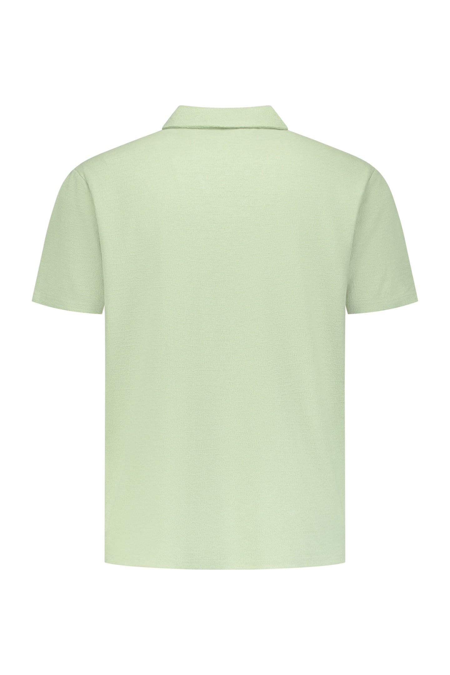 POLO V SOLID JACQUARD GREEN 2
