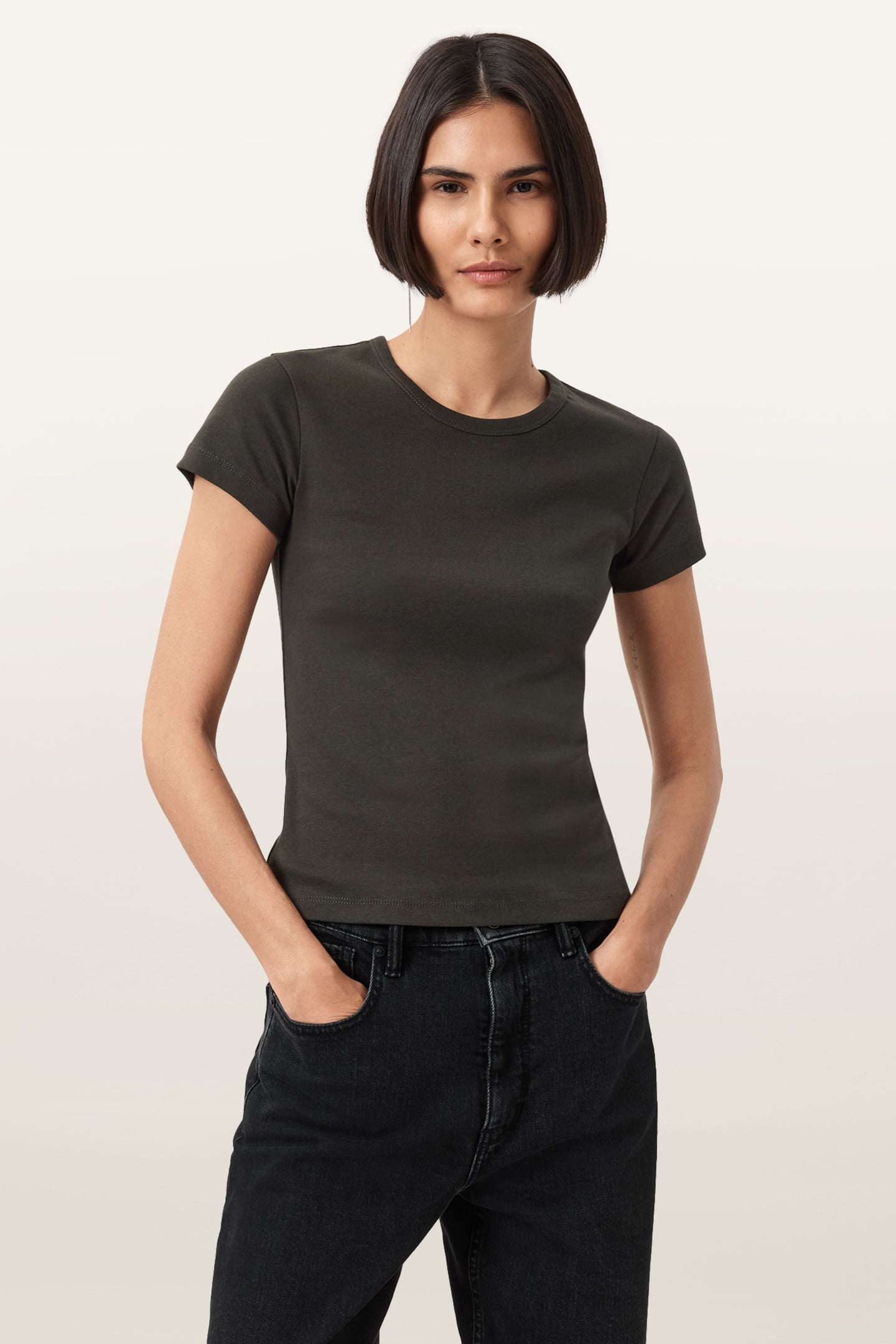 STEVIE TEE TRUE KHAKI GREEN 1