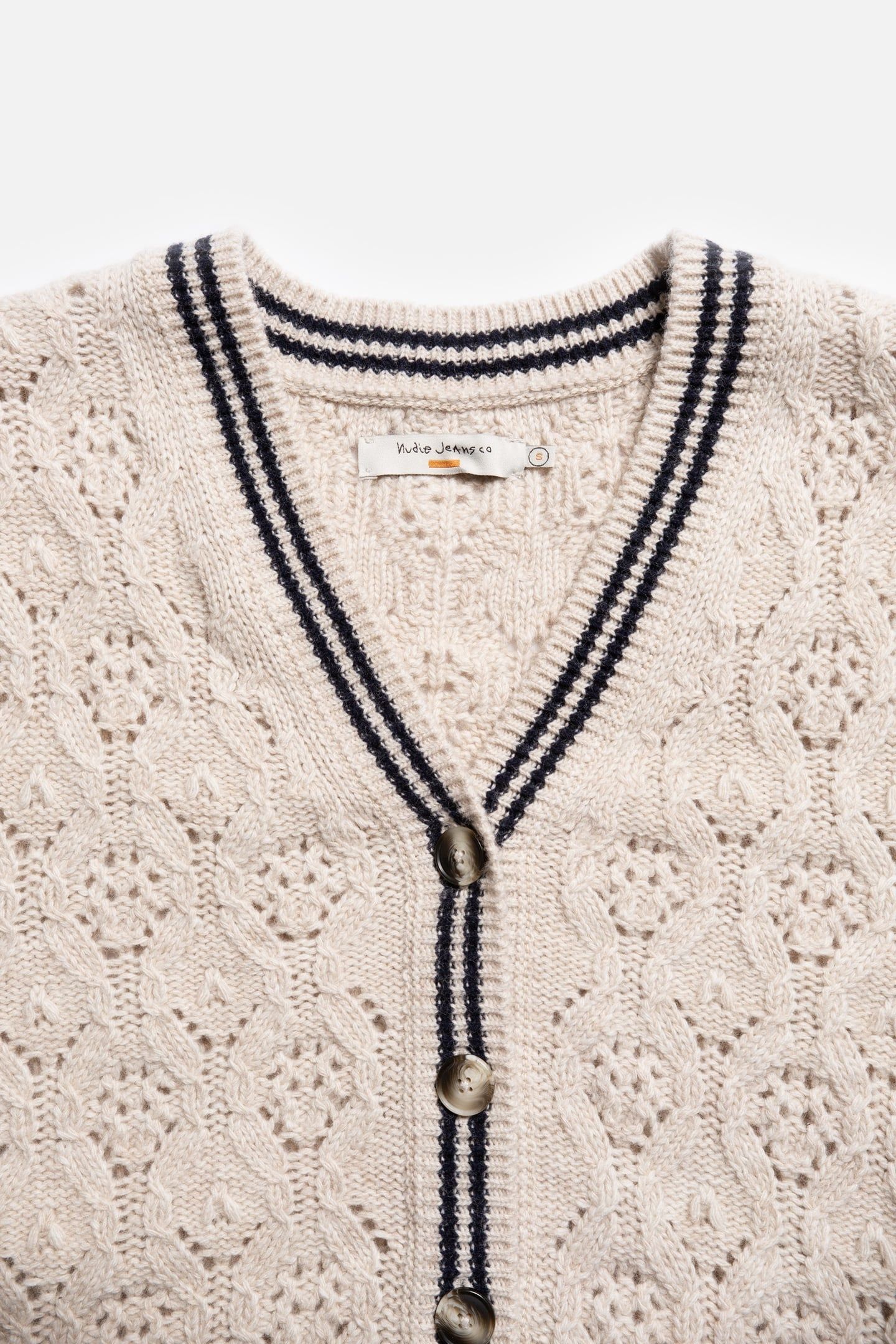KIM POINTELLE KNIT VEST OAT 6