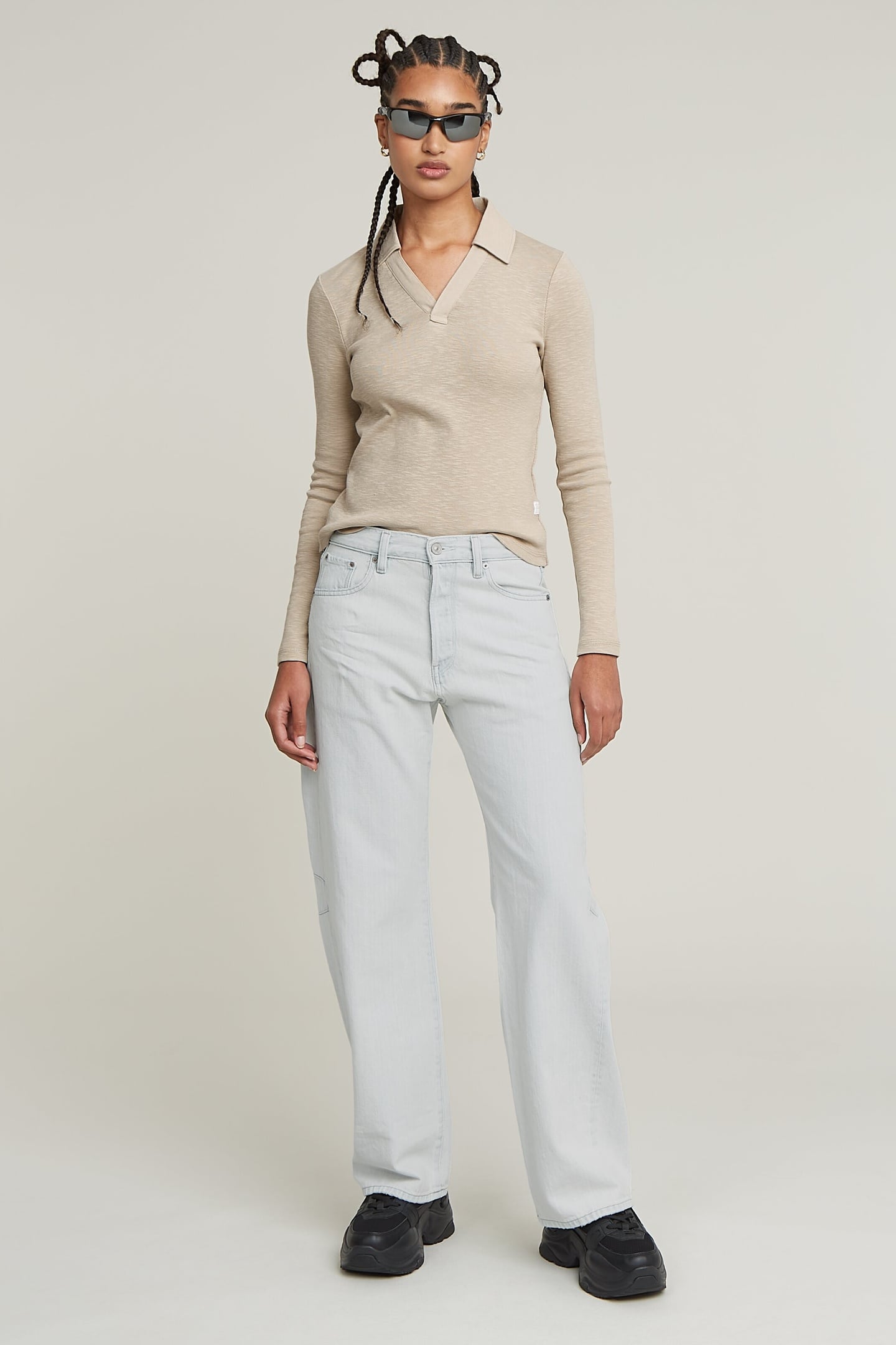 POLO SLIM L/S DK BRICK 1