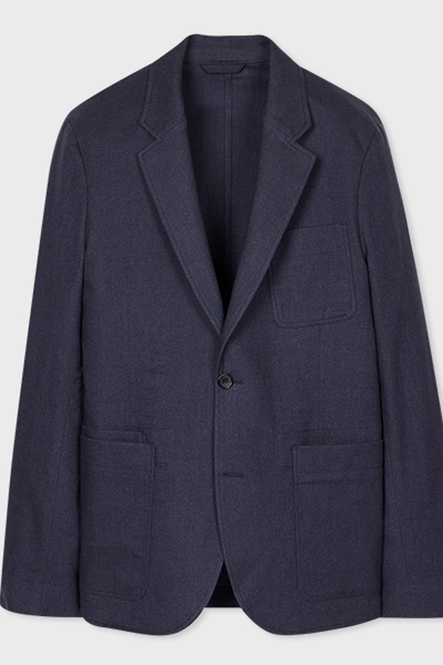 CASUAL FIT 2 BTN JACKET VERY DARK NAVY 6