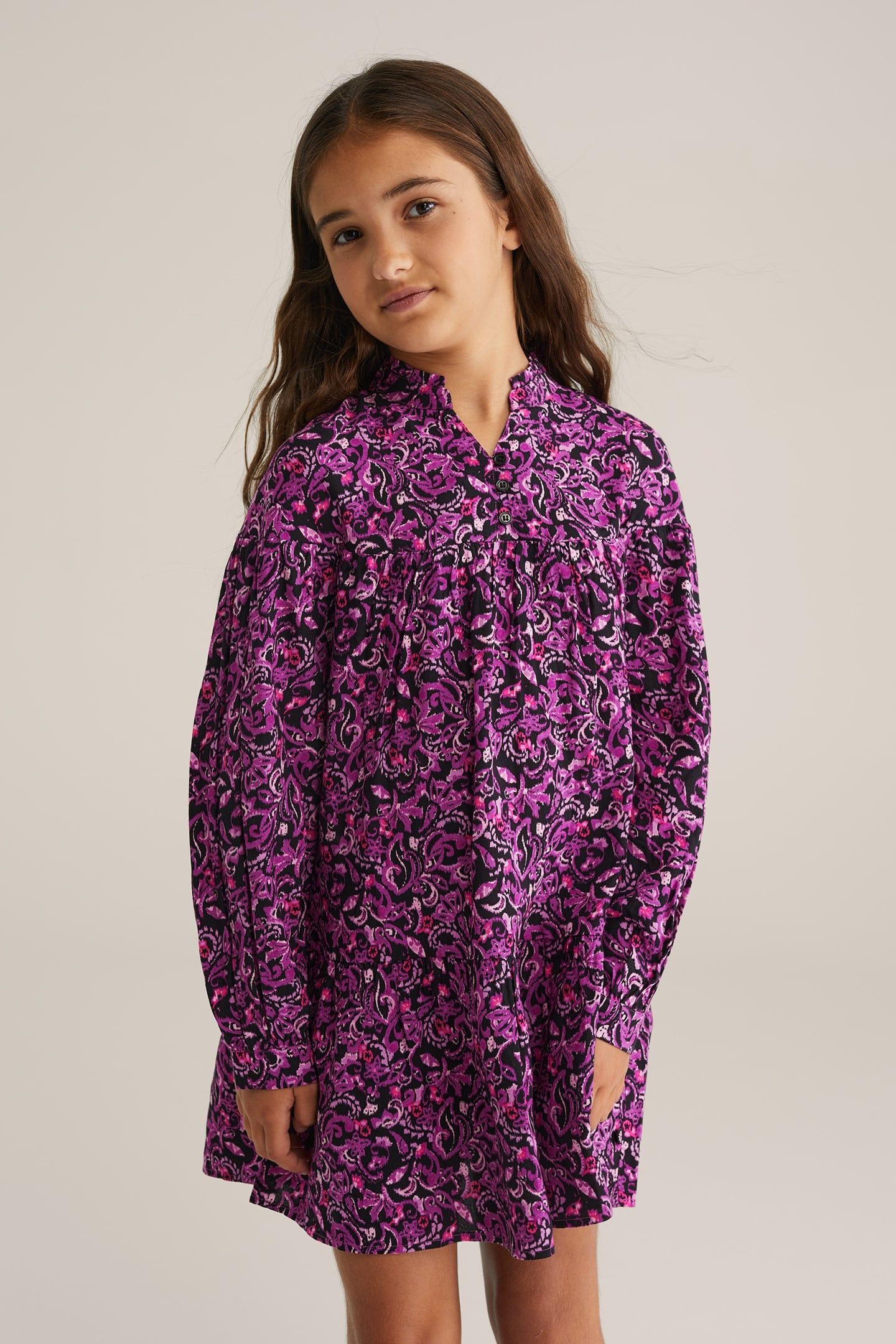 DRESS SHORT PURPLE 1