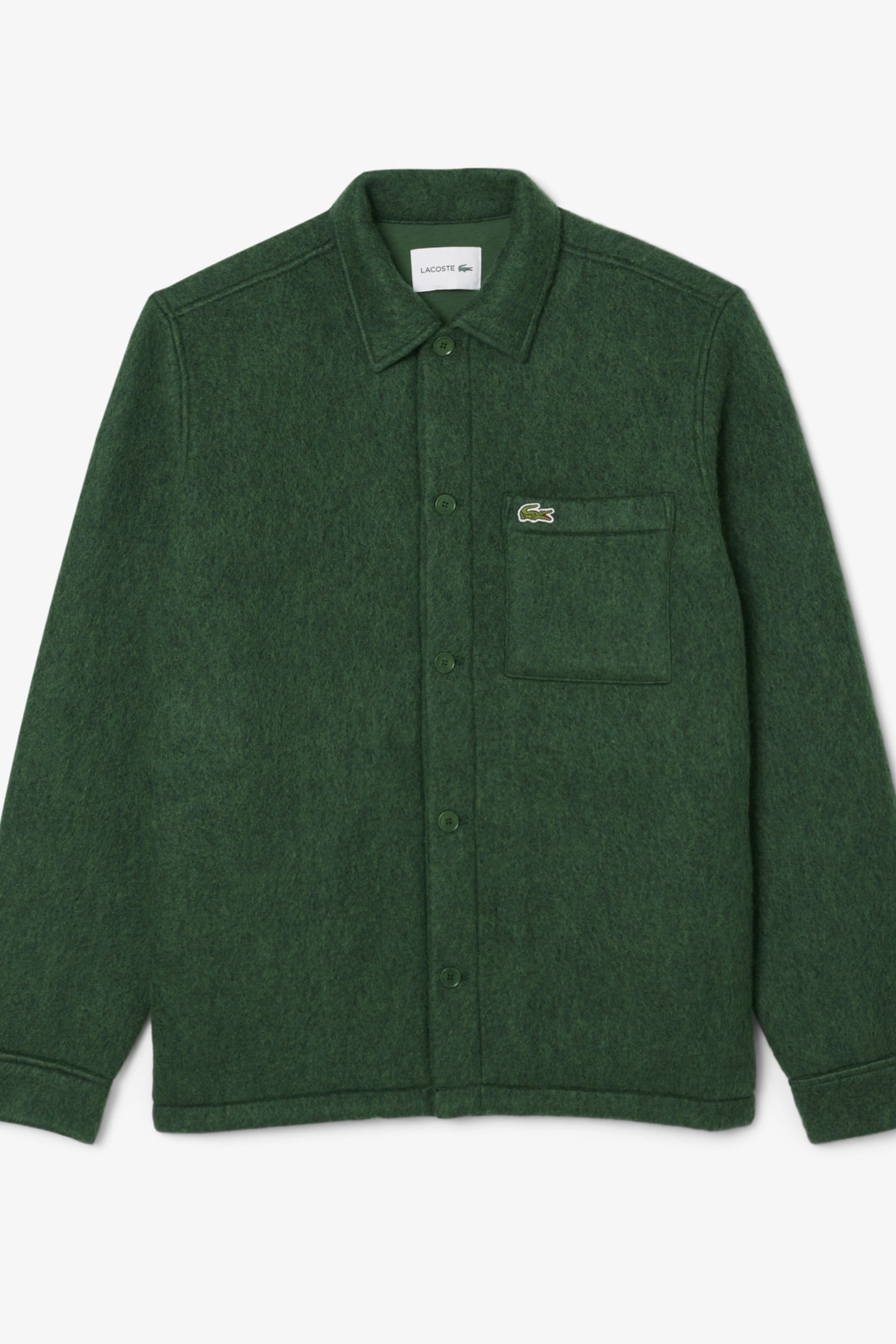 LONG SLEEVE WOVEN SHIRT GREEN 4