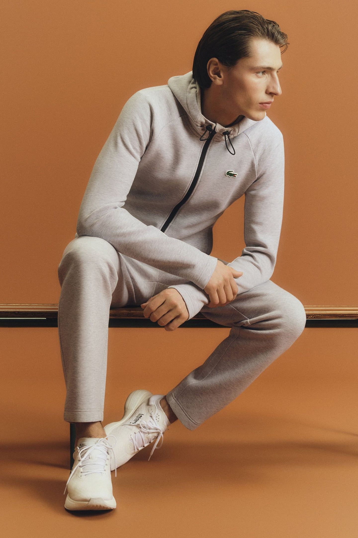 SWEATSHIRT SILVER CHINE/ELEPHANT GRE 7