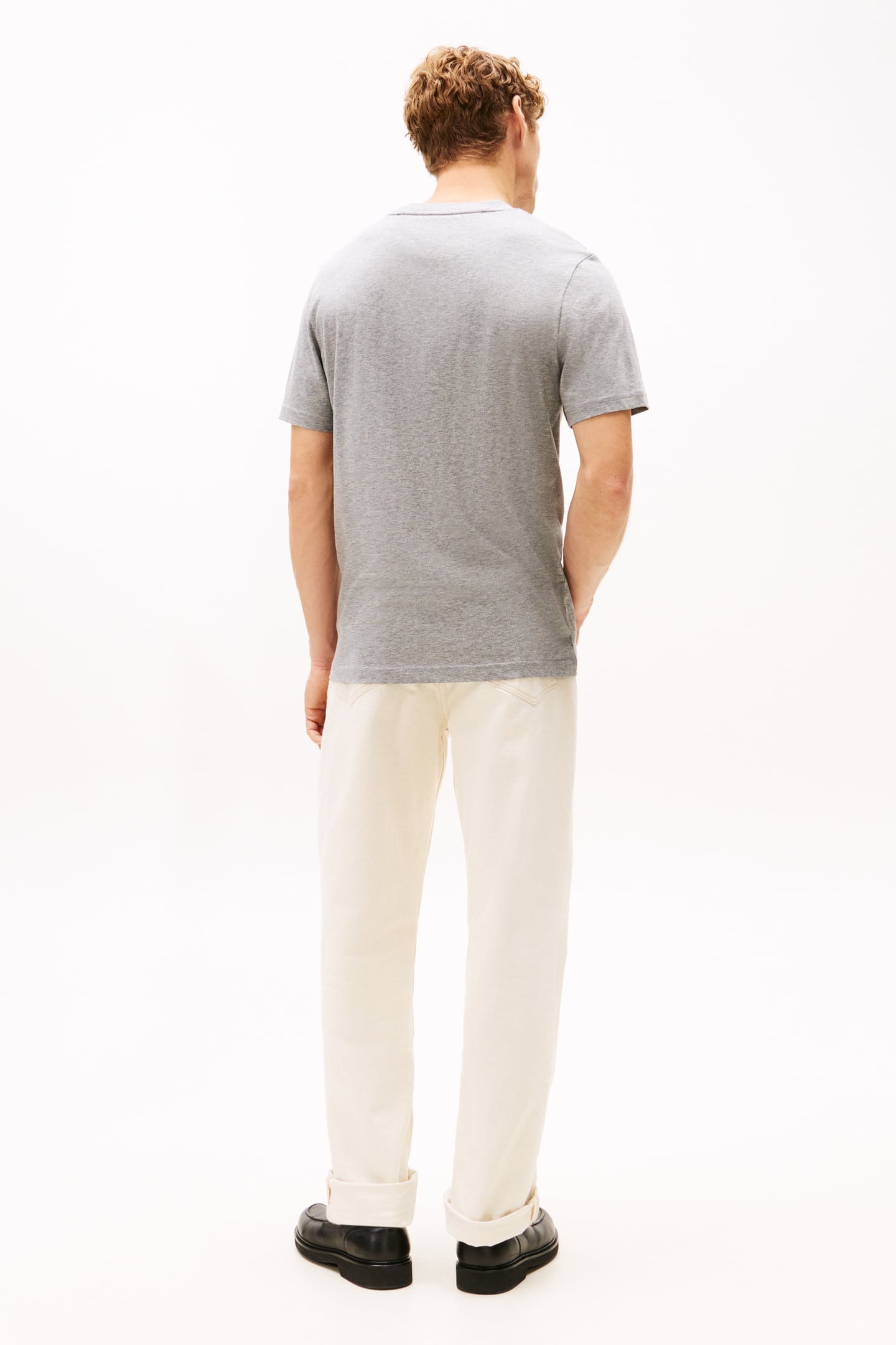 BRAND LOVE SMALL CENTER TEE MEDIUM GREY HEATHER 3