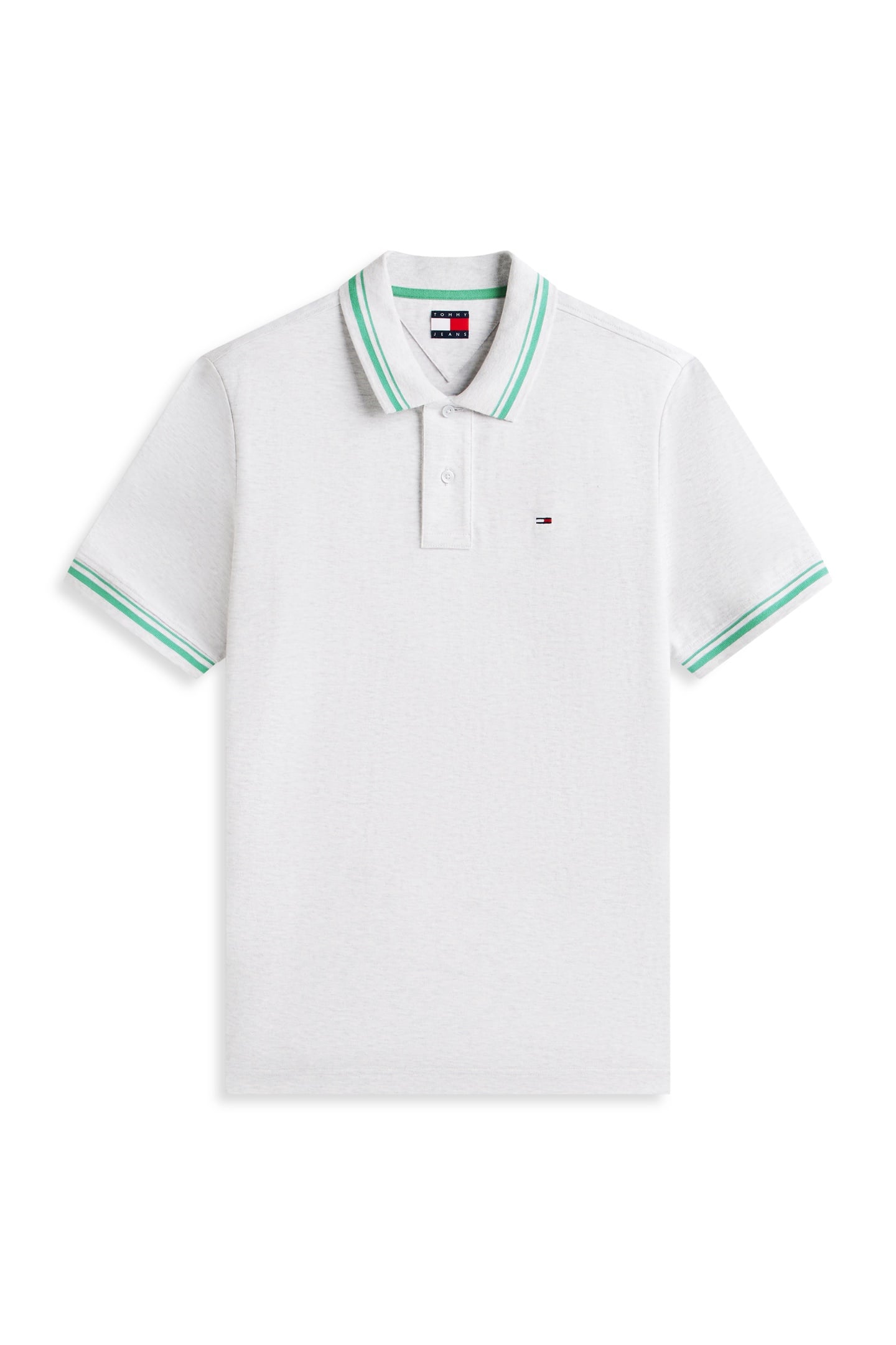 REGULAR TIPPED POLO ICE GREY HEATHER 5