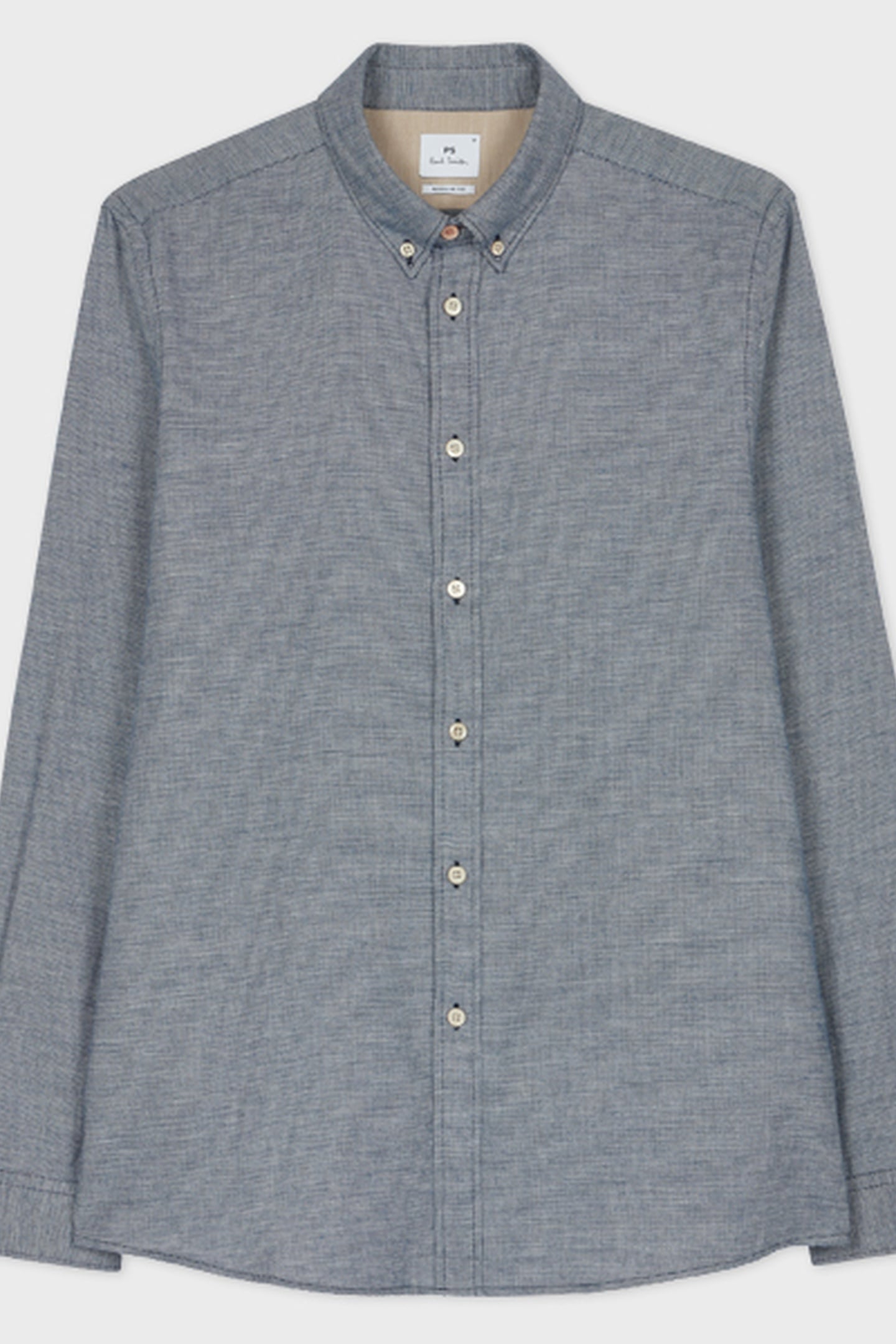 LS REGULAR FIT SHIRT BLUE 2