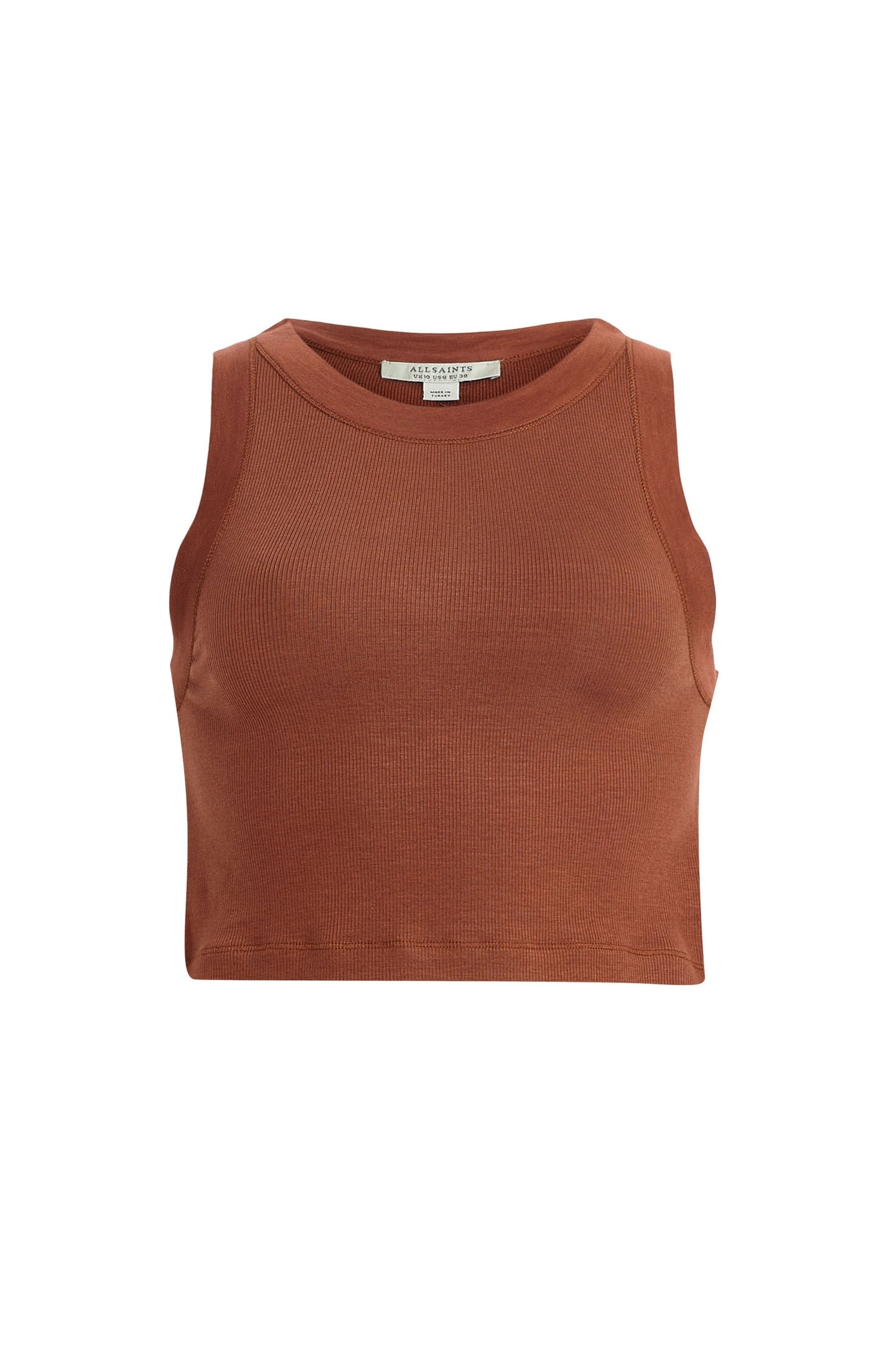RINA CROPPED TANK BRUNETTE BROWN 4