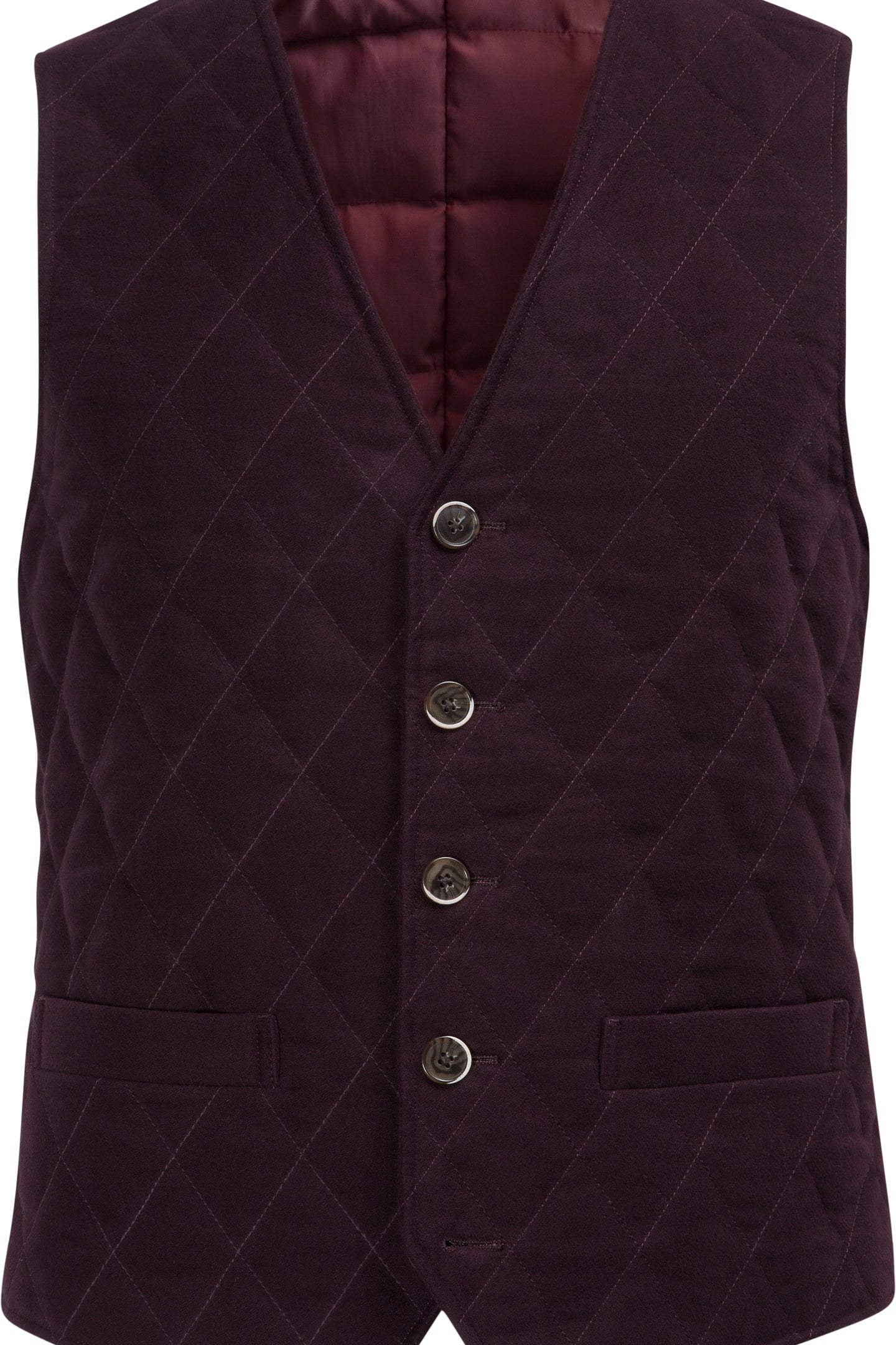 VEST-BURGUNDY BURGUNDY 2