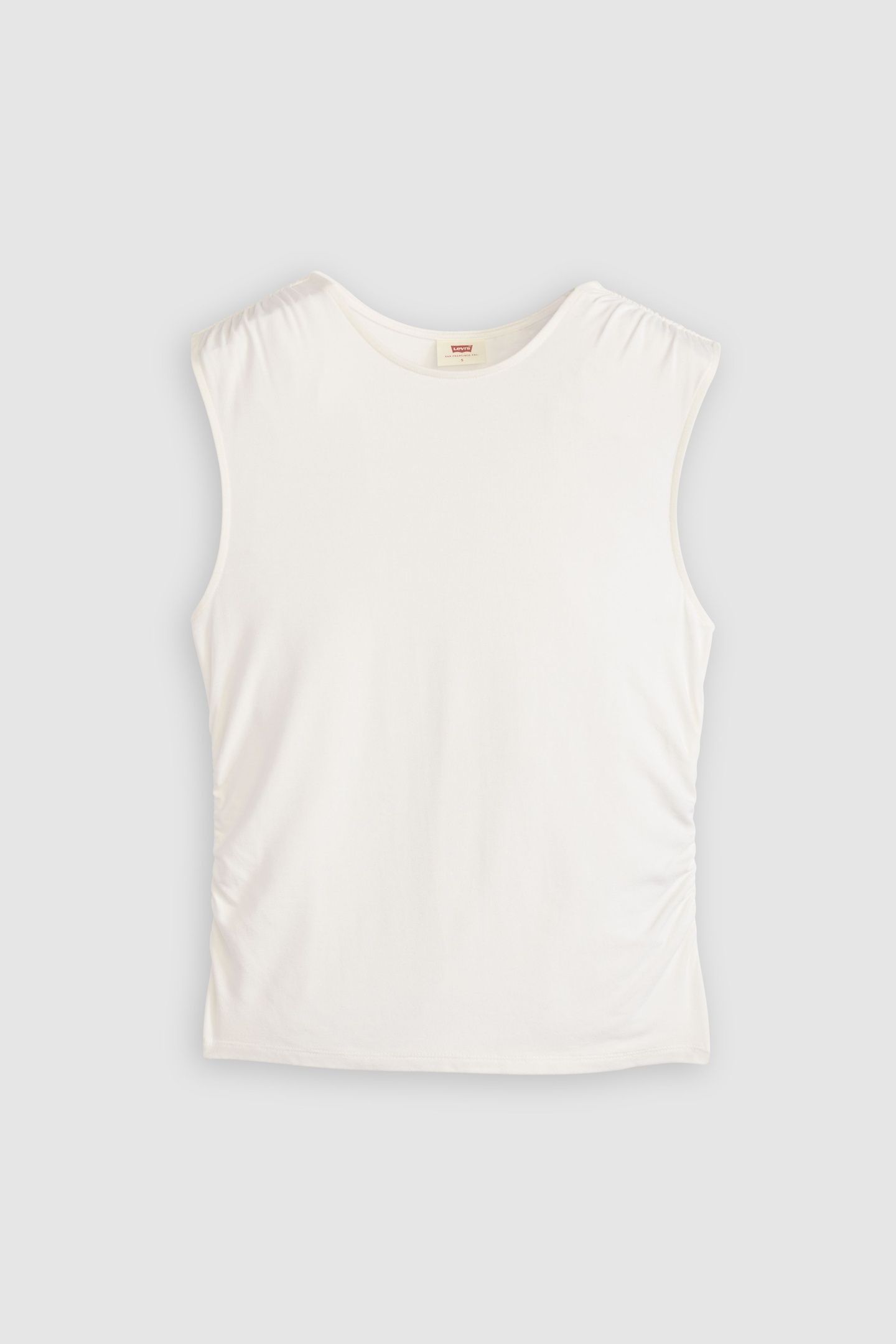 CRYSTAL RUCHED TOP WHITE 4
