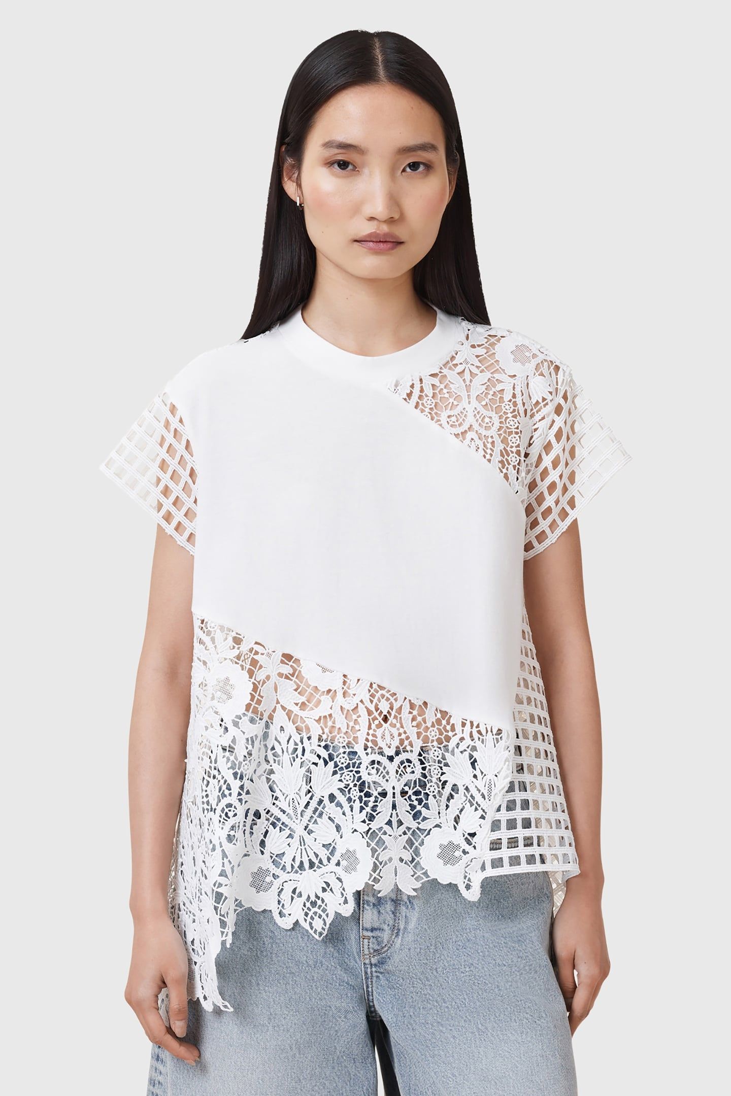 ZALA CROCHET TOP ECRU WHITE 2