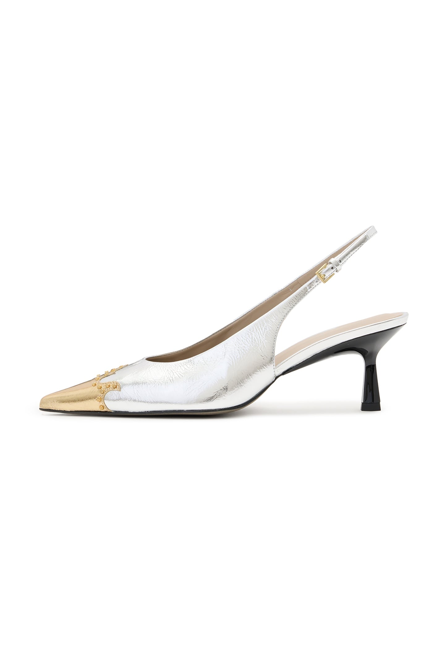 DENVER SLINGBACK SILVER/GOLD 1