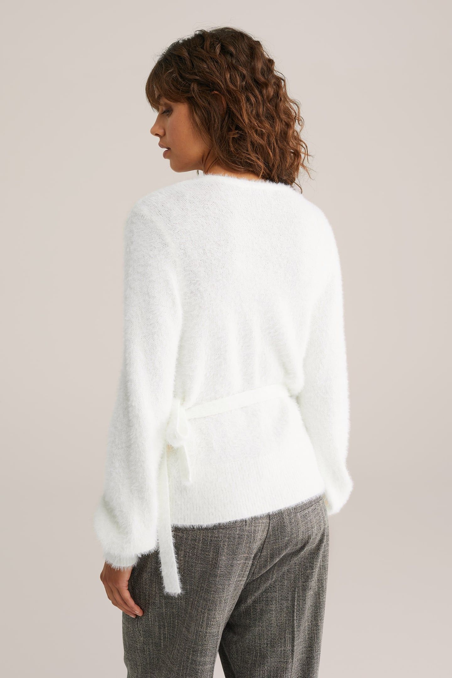 WRAP CARDIGAN OFF-WHITE 2