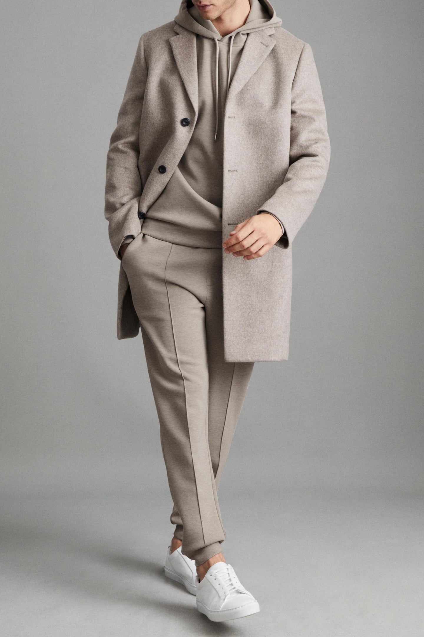 LS INTERLOCK HOODY TAUPE 6