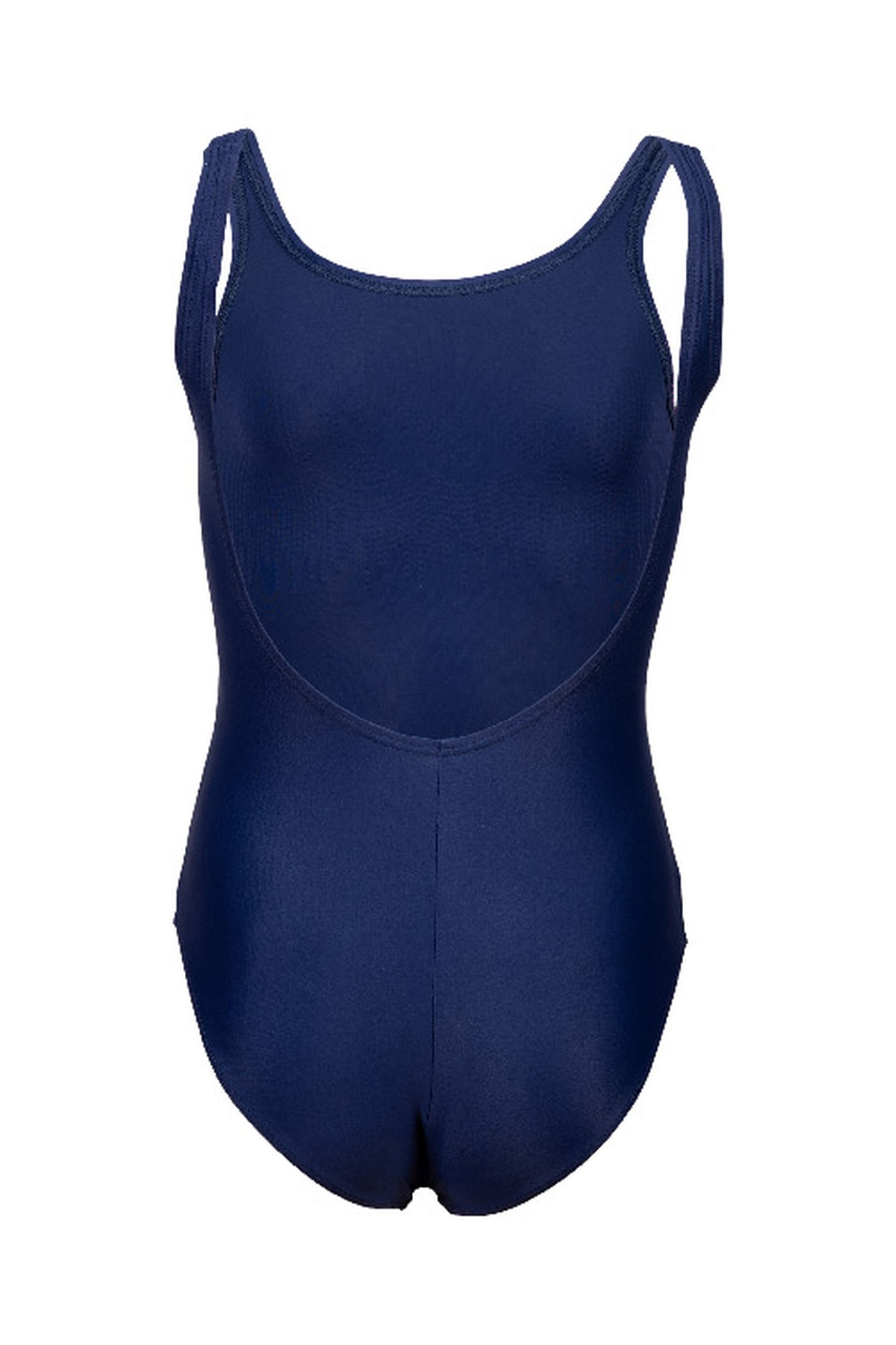 GIRLS' GRAPHIC SWIMSUIT U BACK NAVY 6