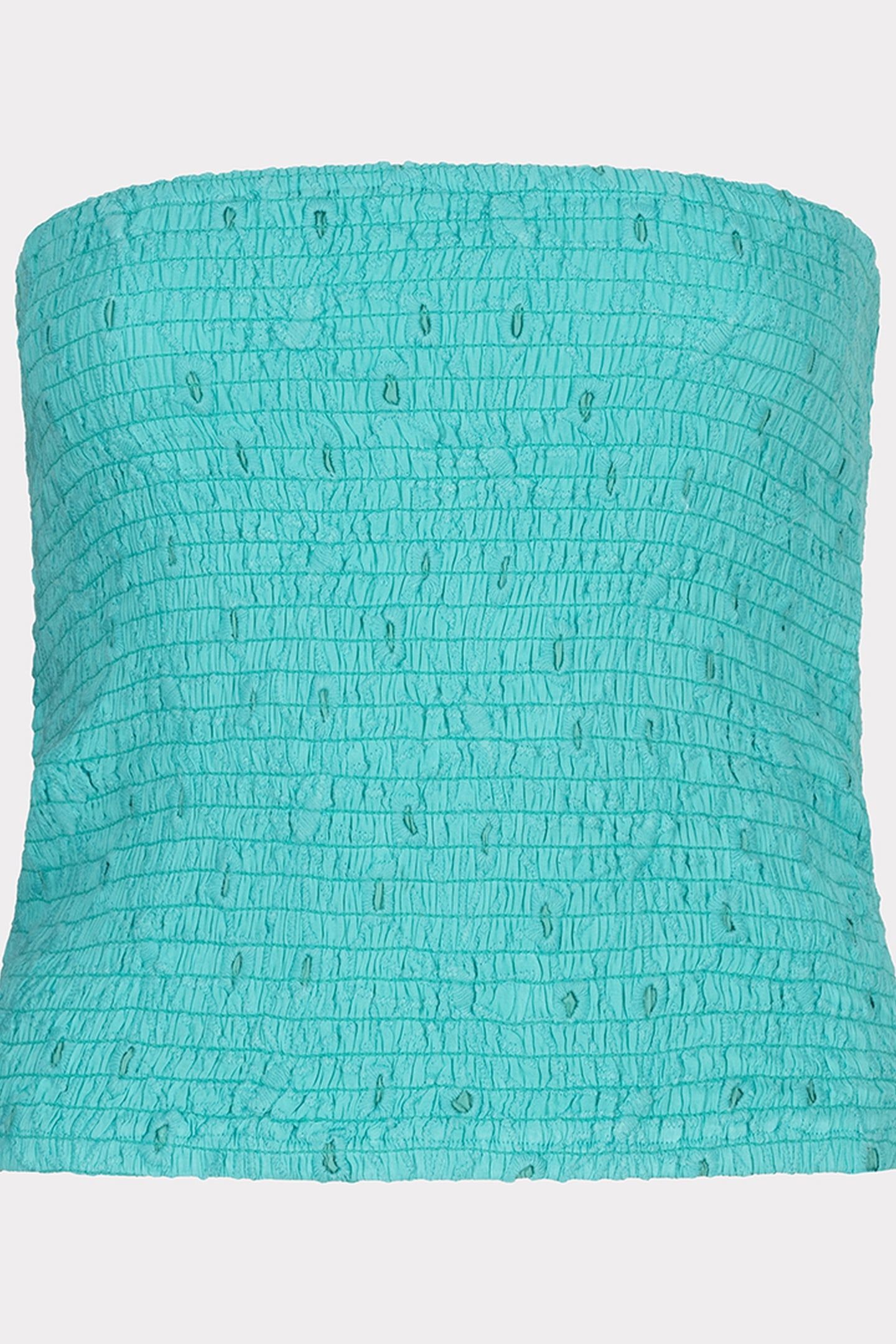 TOP BANDEAU EMBROIDERY FLOWER LAGOON 4