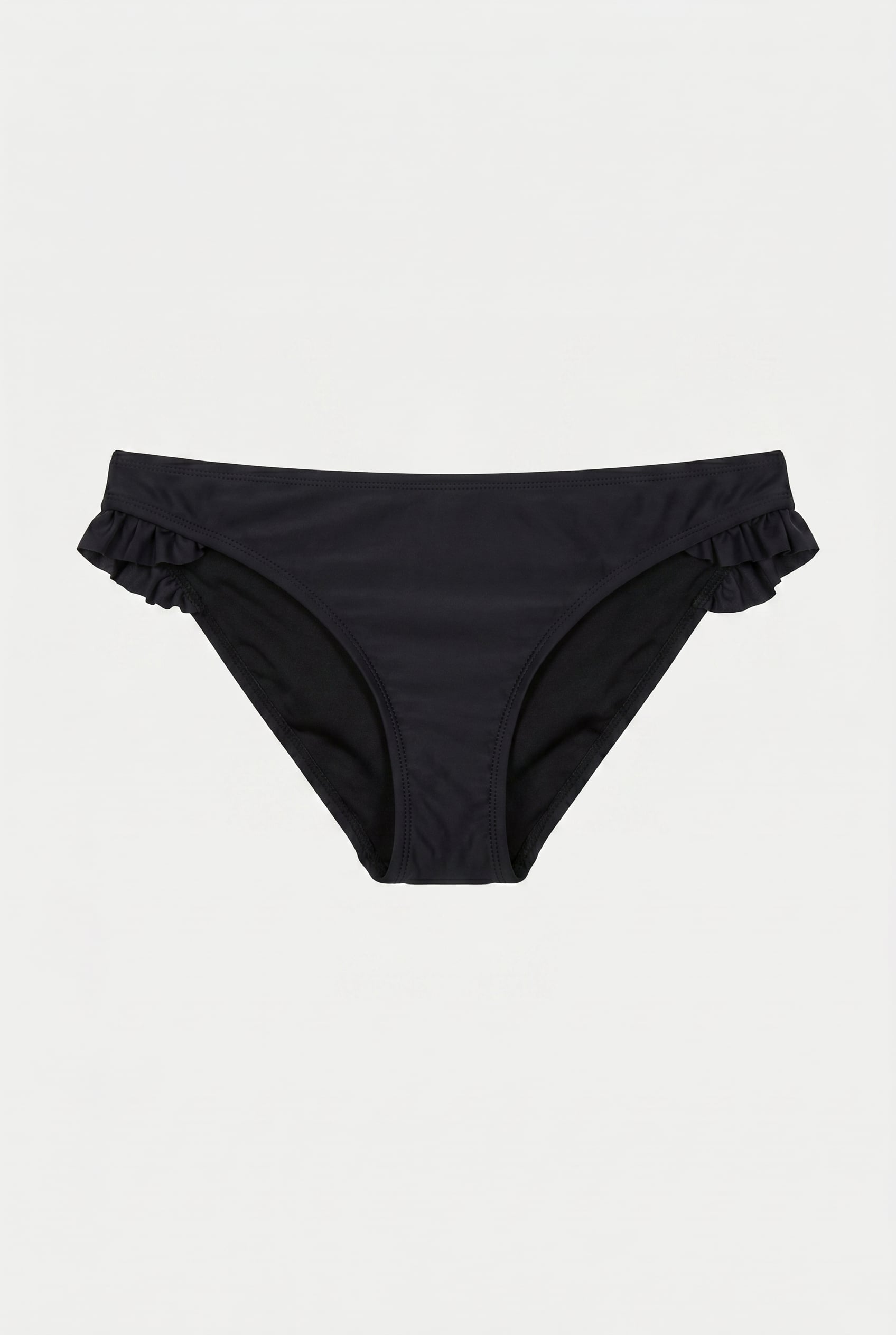 CLASSIC RUFFLE BIKINI BOTTOM BLACK 2