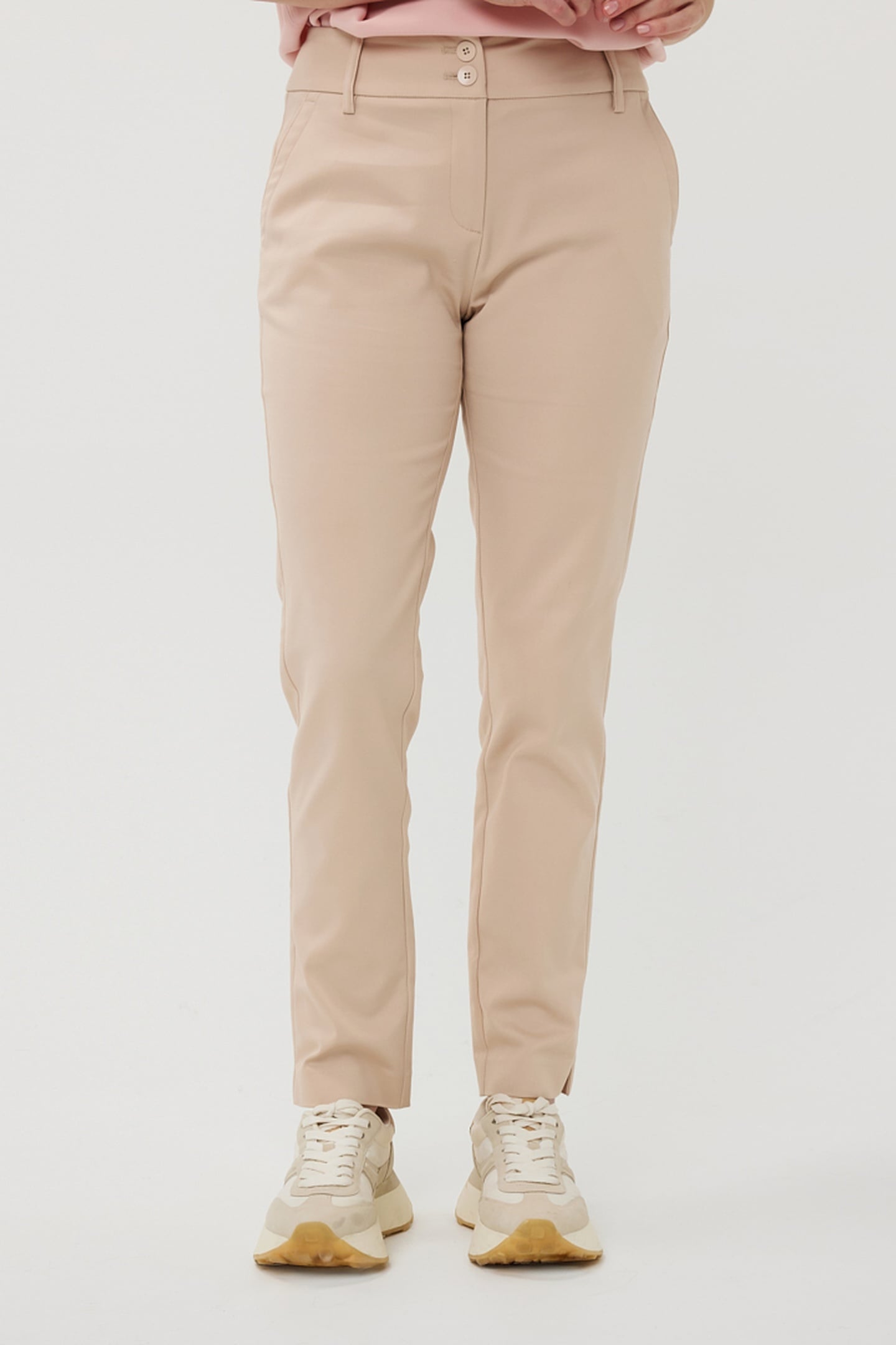 TROUSERS CHINO STRETCH SAND 2