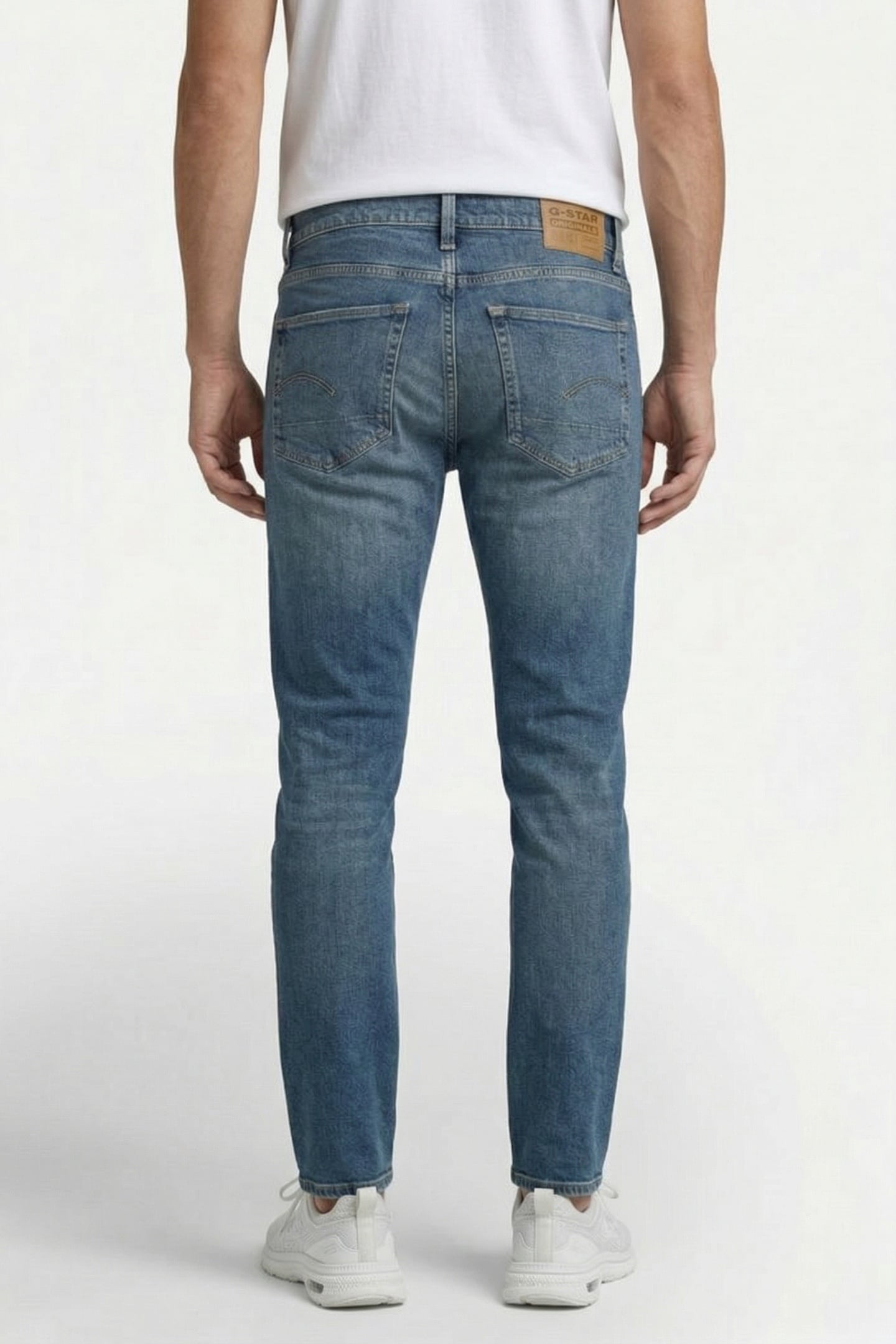3301 SLIM JEANS FADED MIAMI BLUE 2