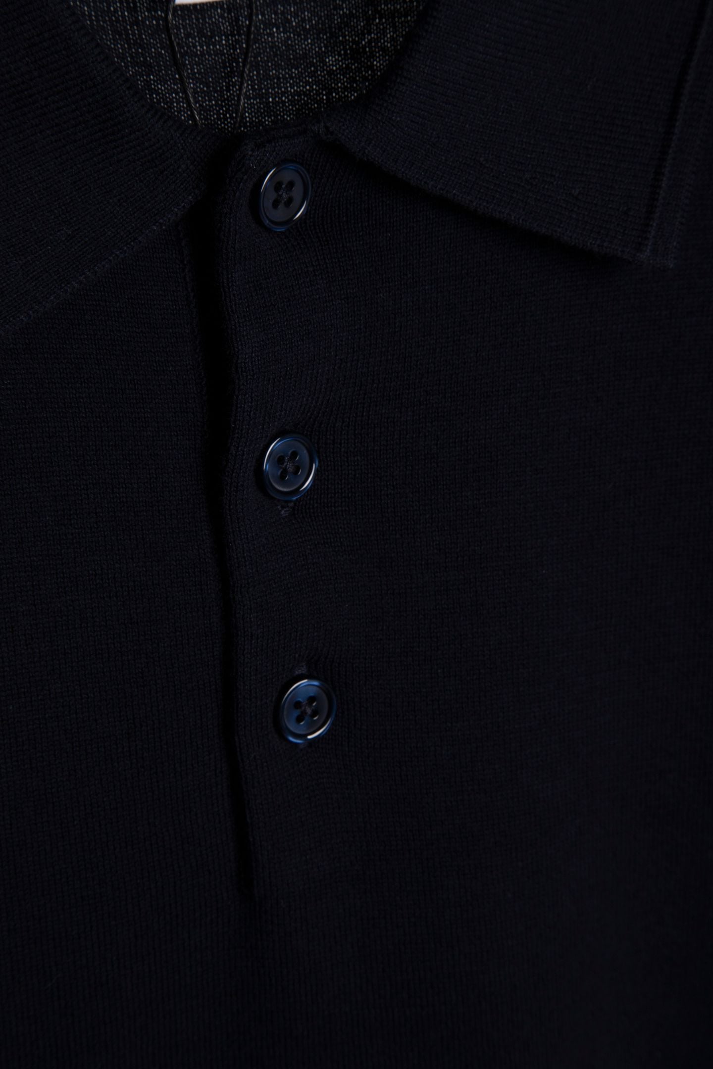 SS BUTTON POLO KNIT NAVY 4