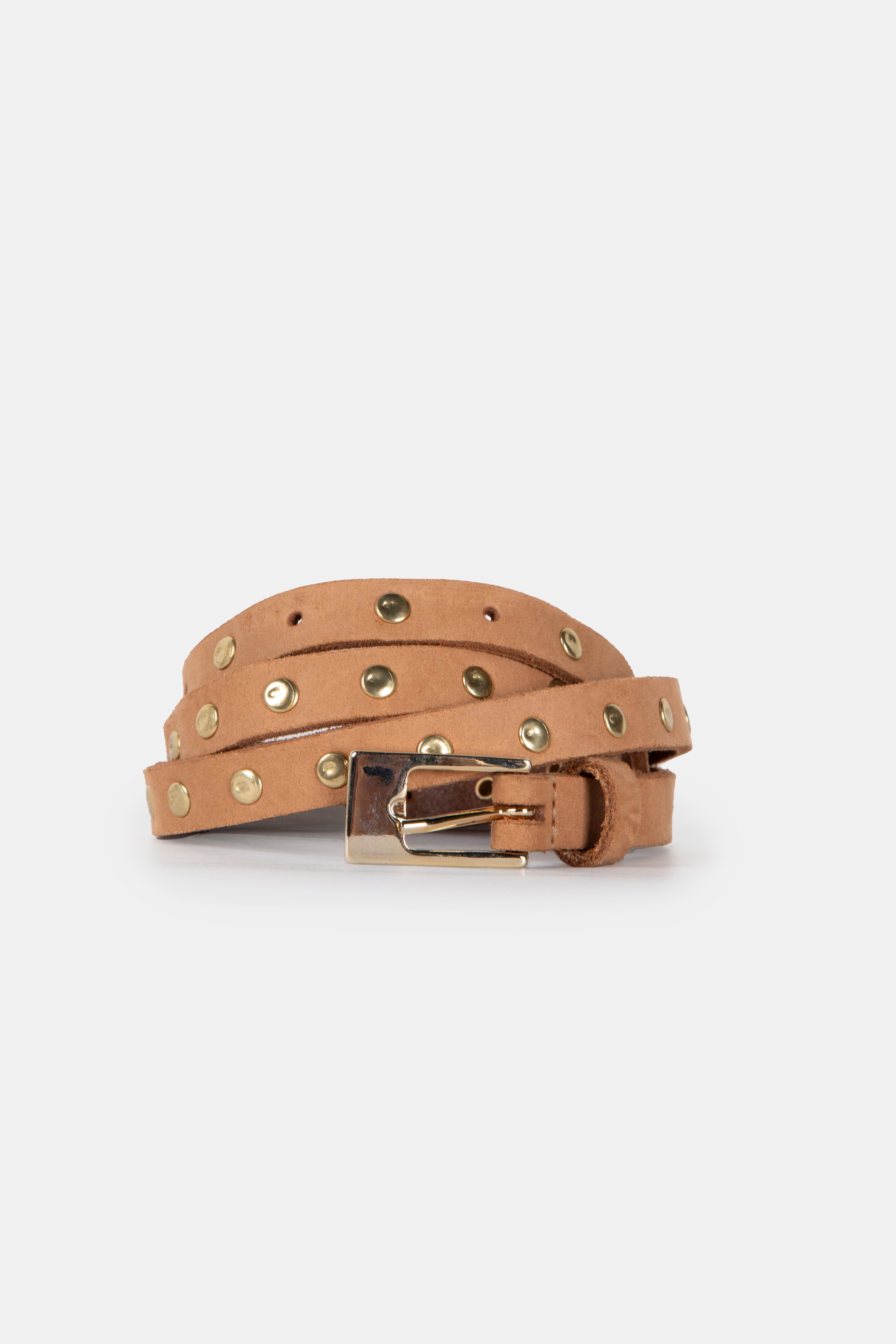 BELT STUDS PEANUT 2