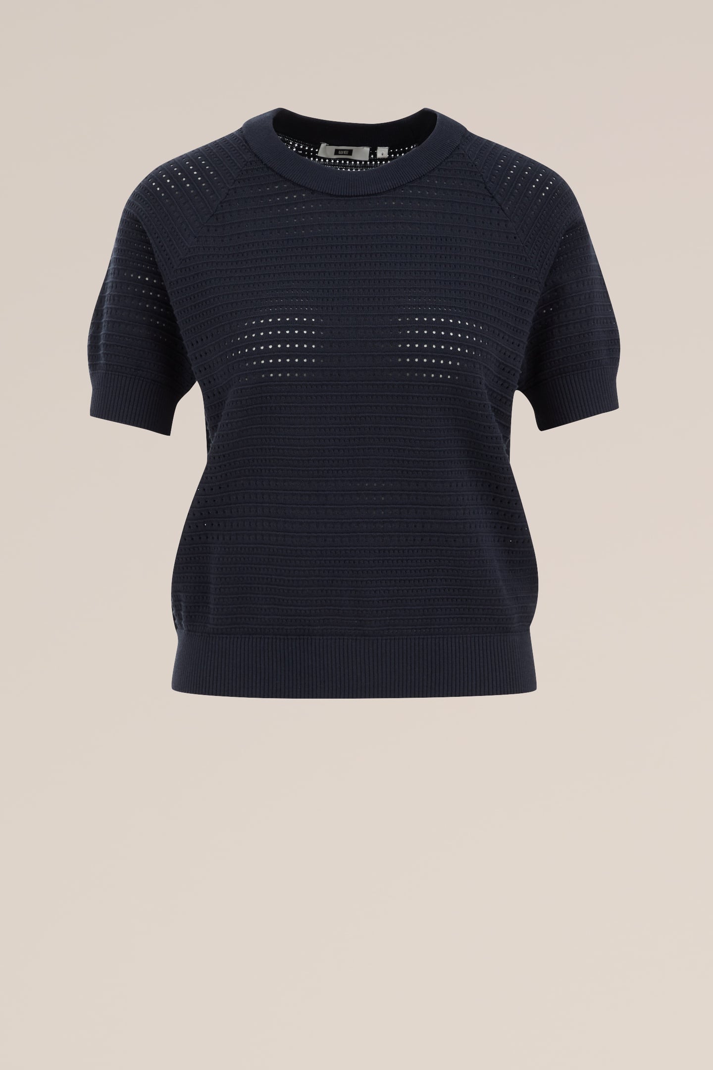 KNITTED PULLOVER NAVY BLUE 4