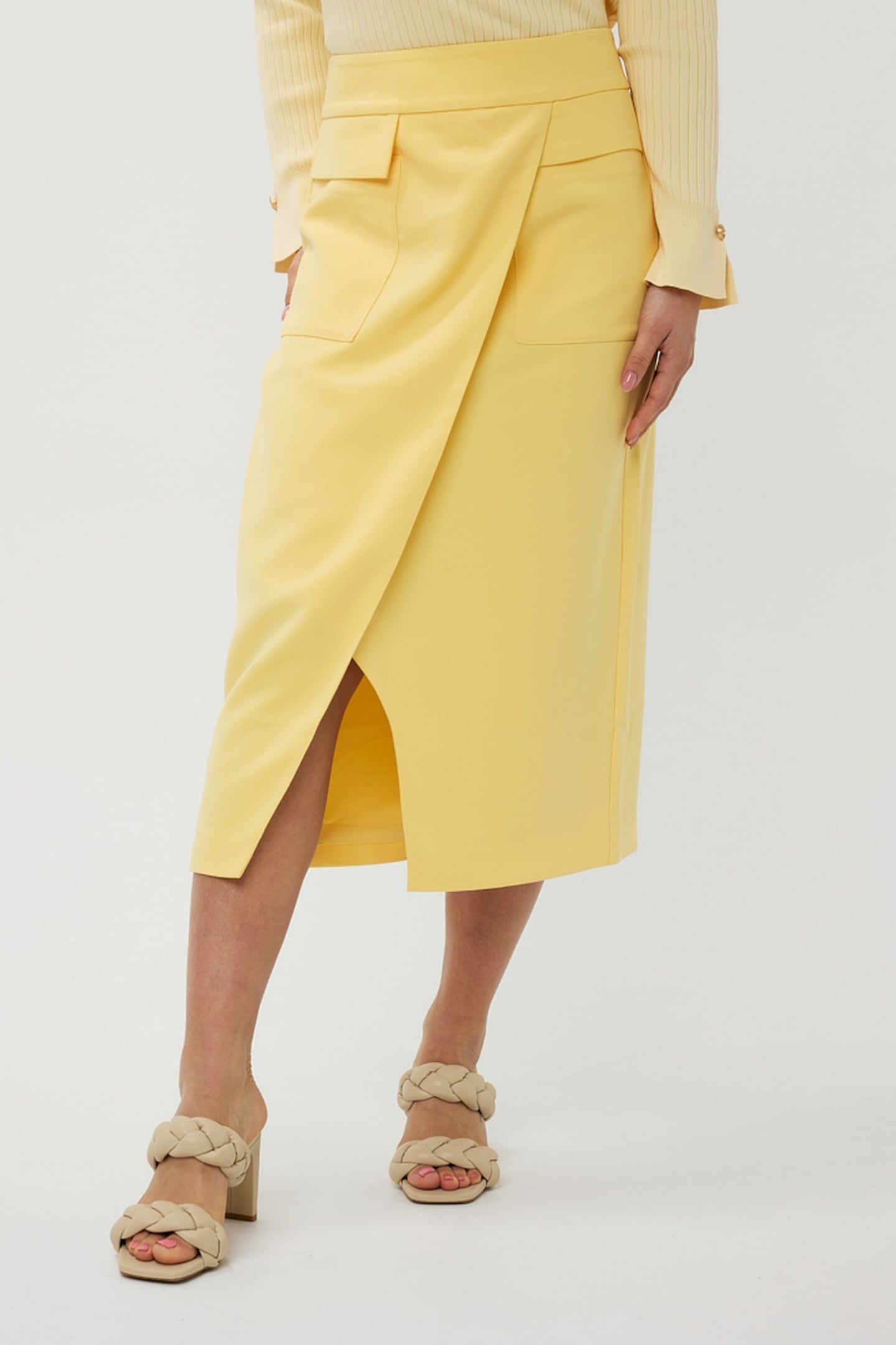 SKIRT LONG CITY YELLOW 2