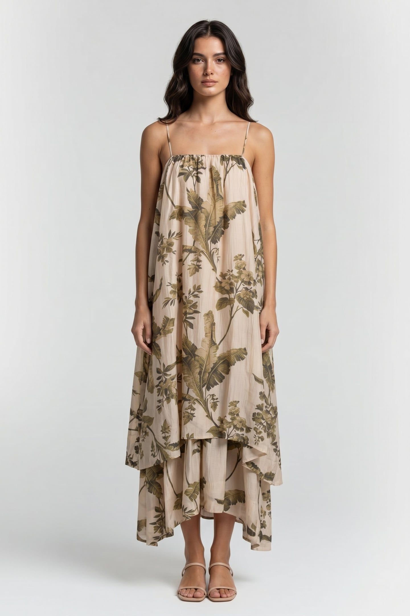 ALLISON DRESS BEIGE 1