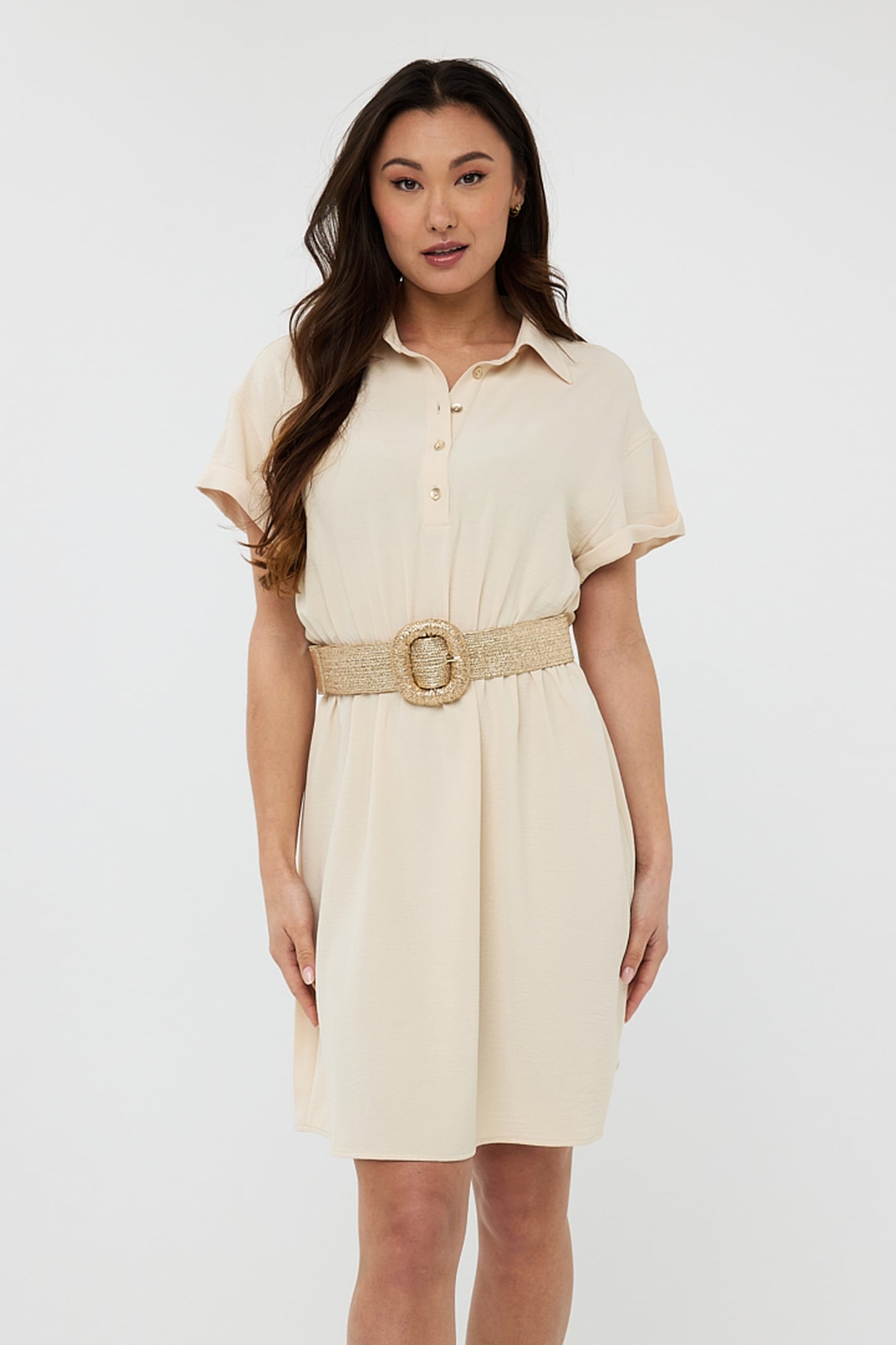 DRESS CRINKLE SAND 2