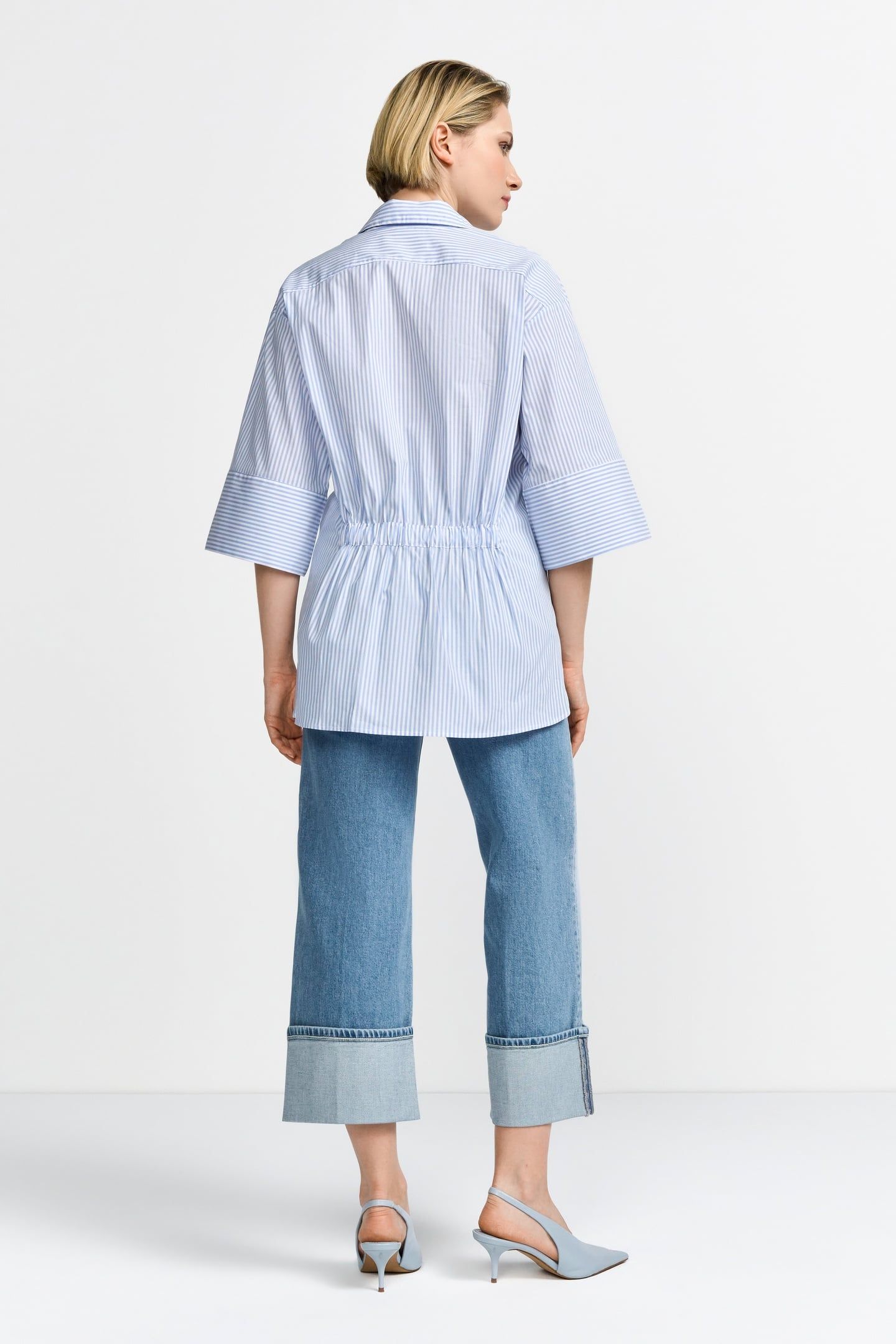 CULOTTE ROLL-UP DENIM ORGANIC DENIM BLUE 3