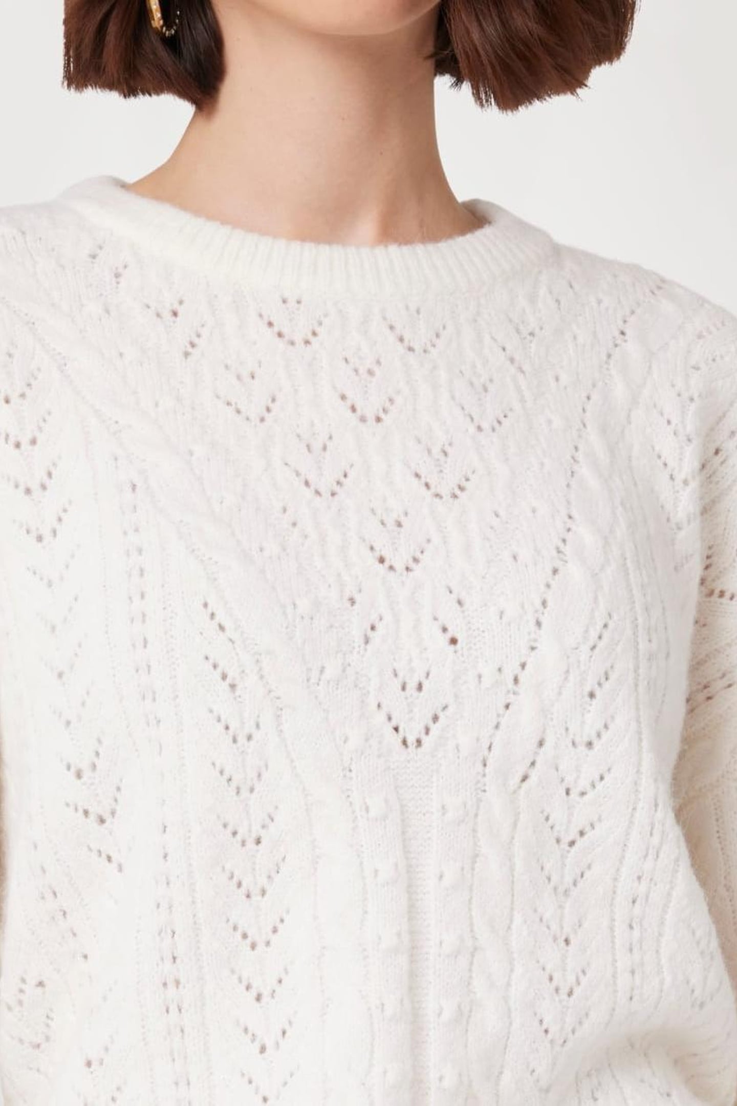 GUESS ECO LS CN SYLVIE POINTEL DOVE WHITE 6