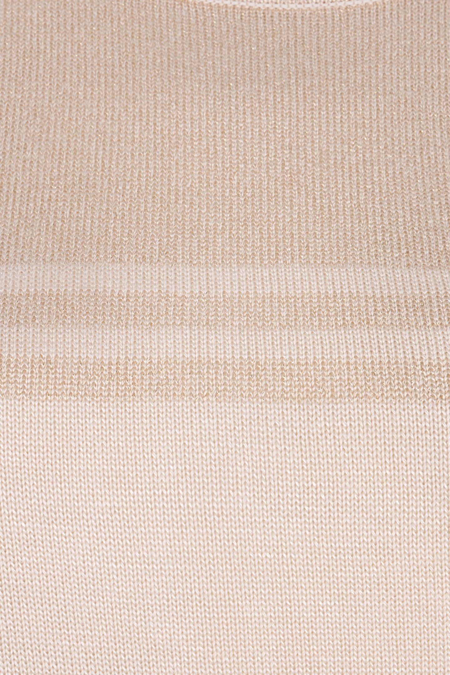 SWEATER S/SLVE STRIPES LUREX IVORY 6