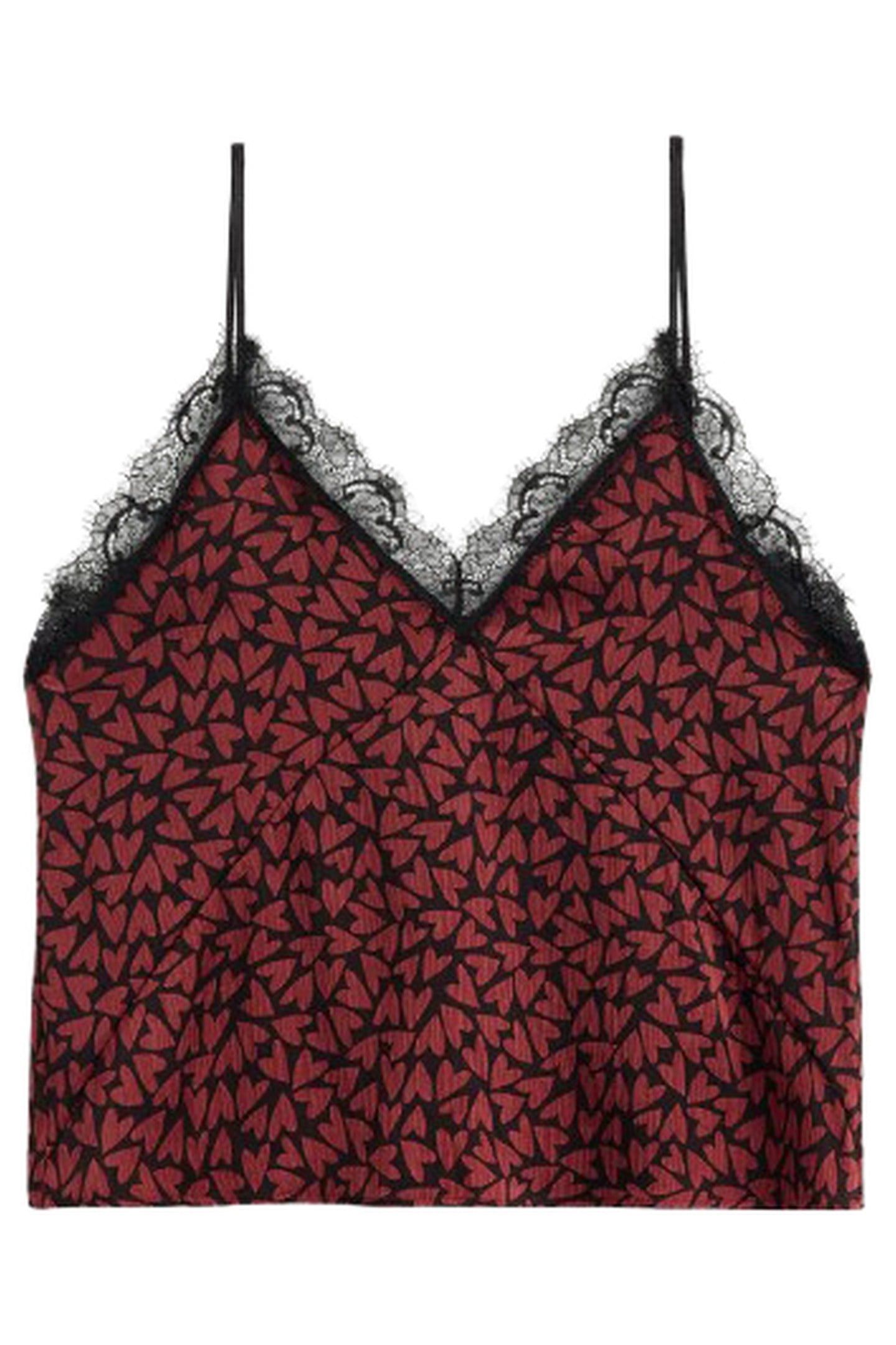 THE RED HEARTS CRINKLE TOP RED 2