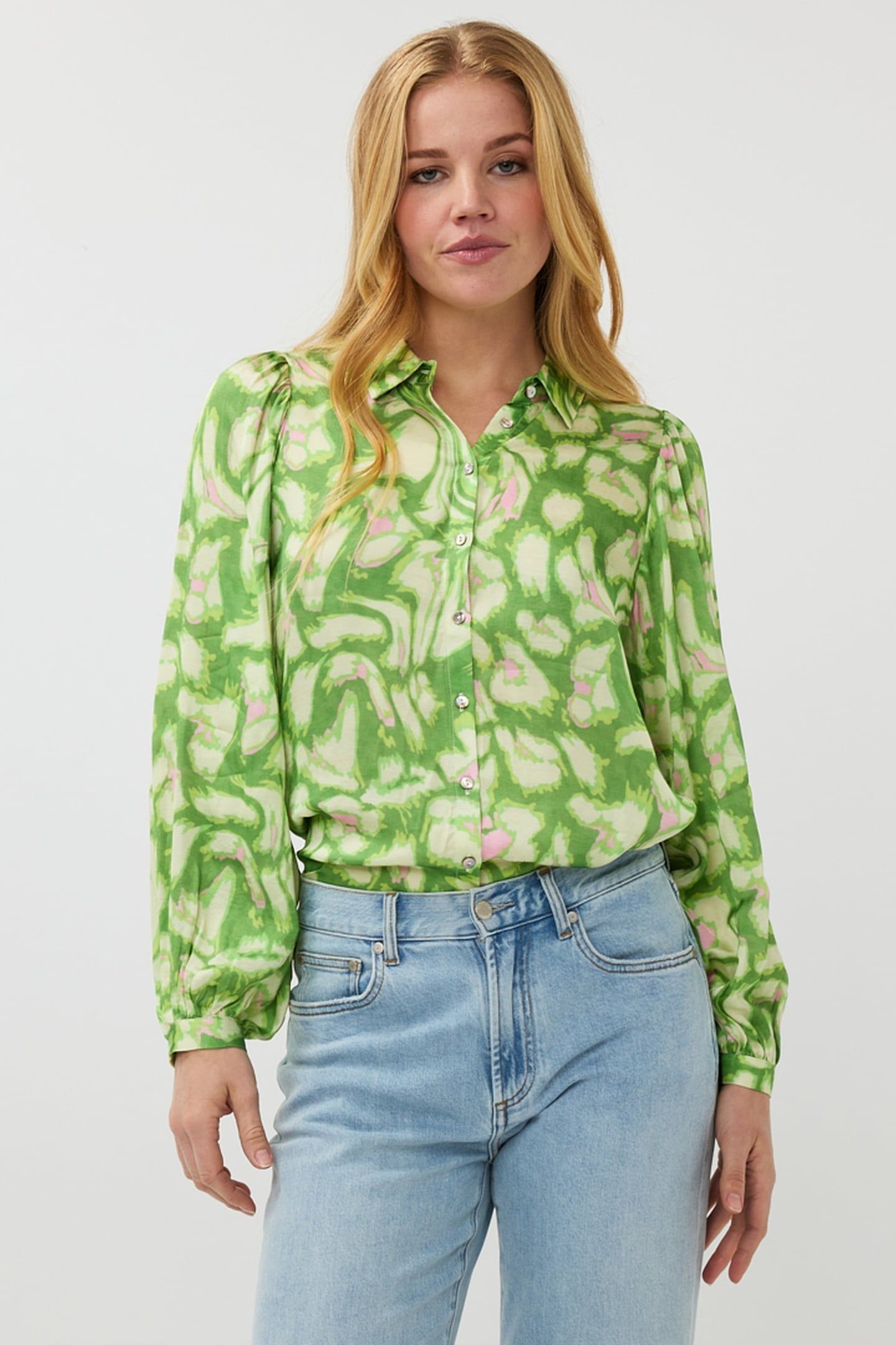 BLOUSE BASIC FLORAL TREASURE PRINT 2