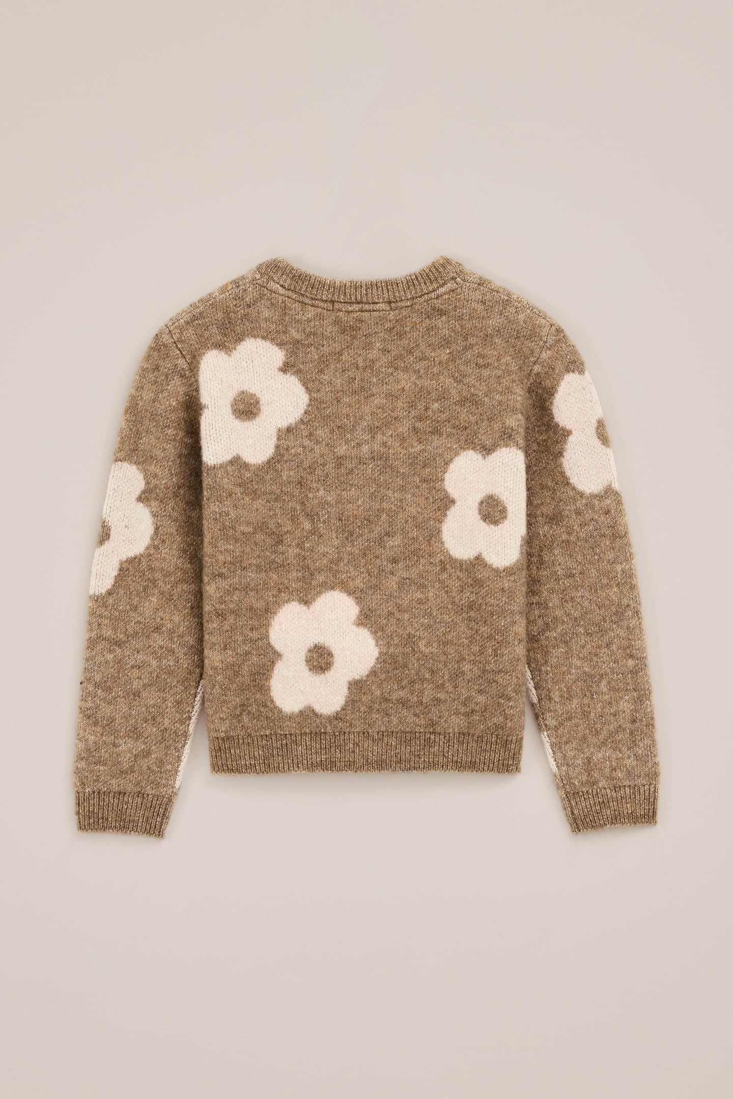 KNITTED PULLOVER LIGHT BROWN 4