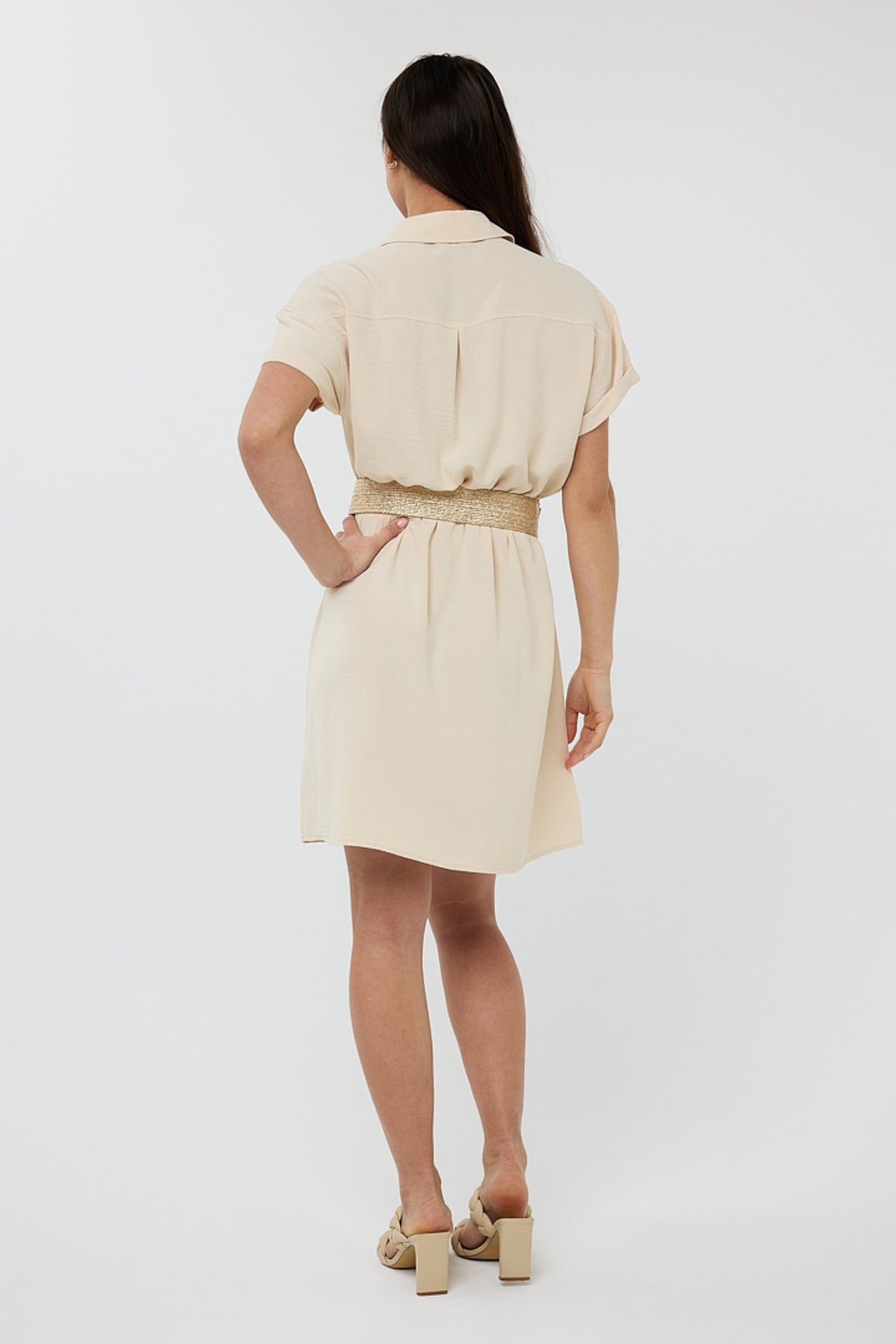 DRESS CRINKLE SAND 5