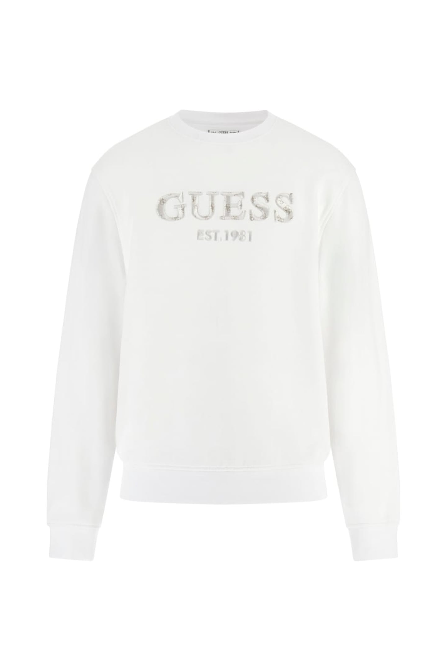 GUESS ECO BEAU CN SWEATSHIRT PURE WHITE 6