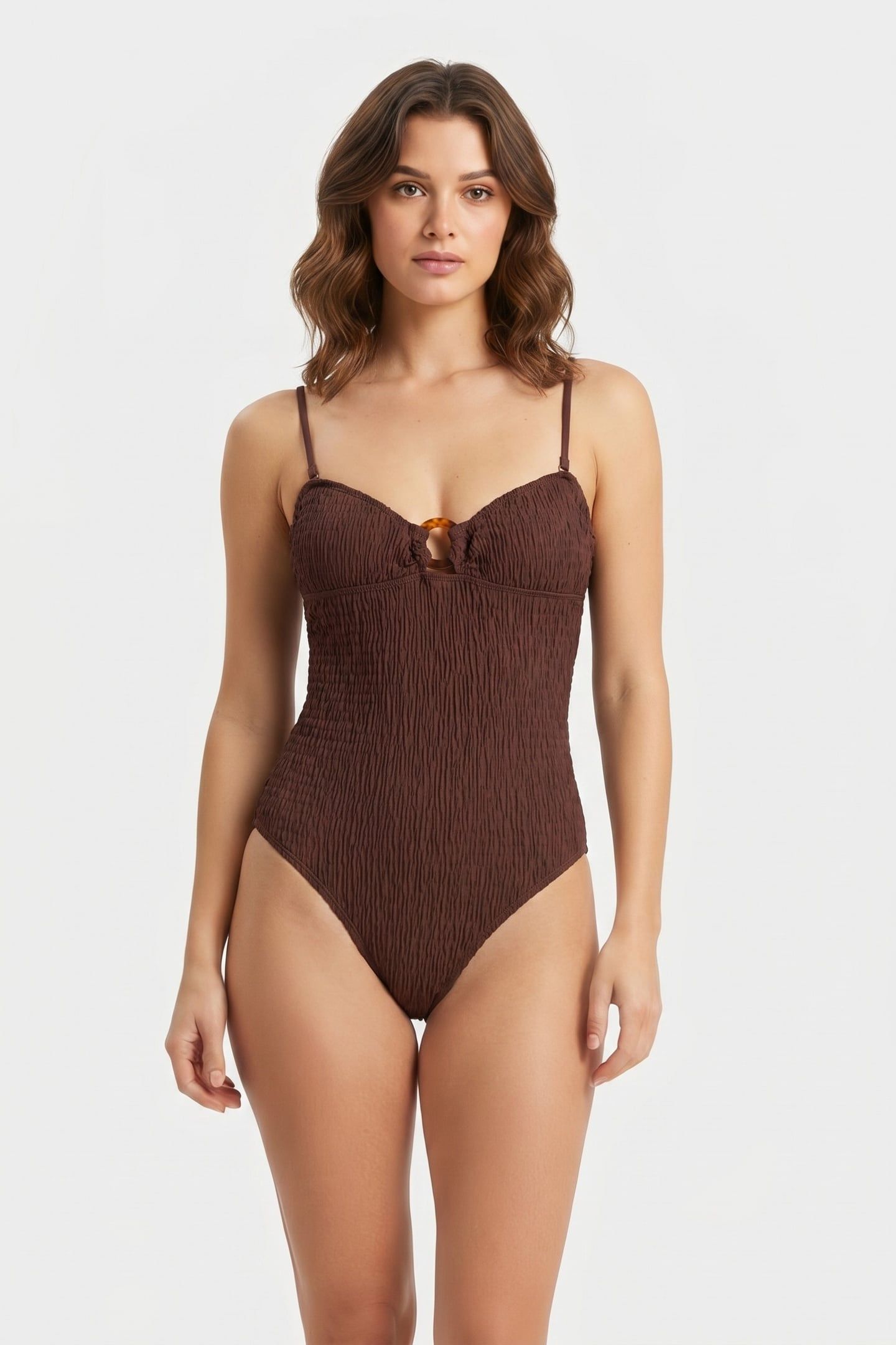 LOREEN SWIMSUIT BROWN 1