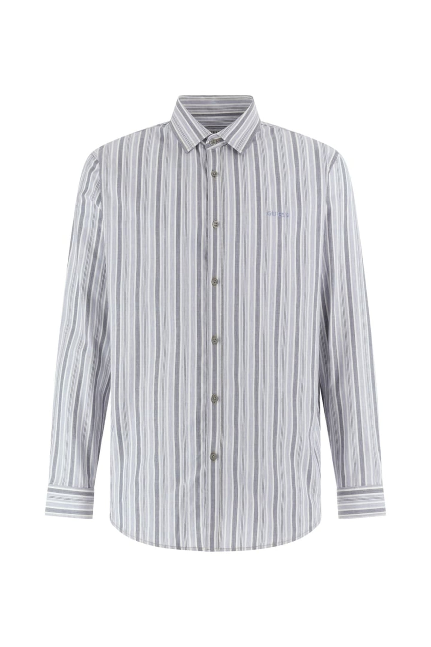 GUESS ECO LS COLLINS SHIRT LIGHT BLUE SMALL REG 1