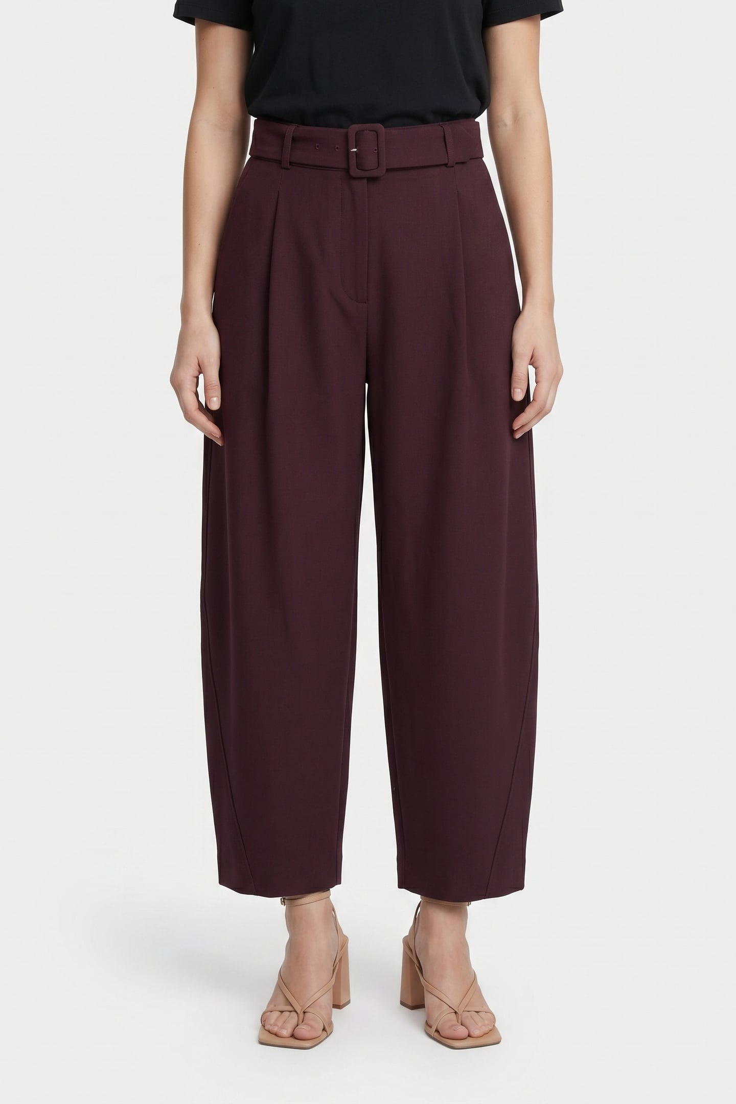 ANNA WOOL TROUSER PURPLE 1