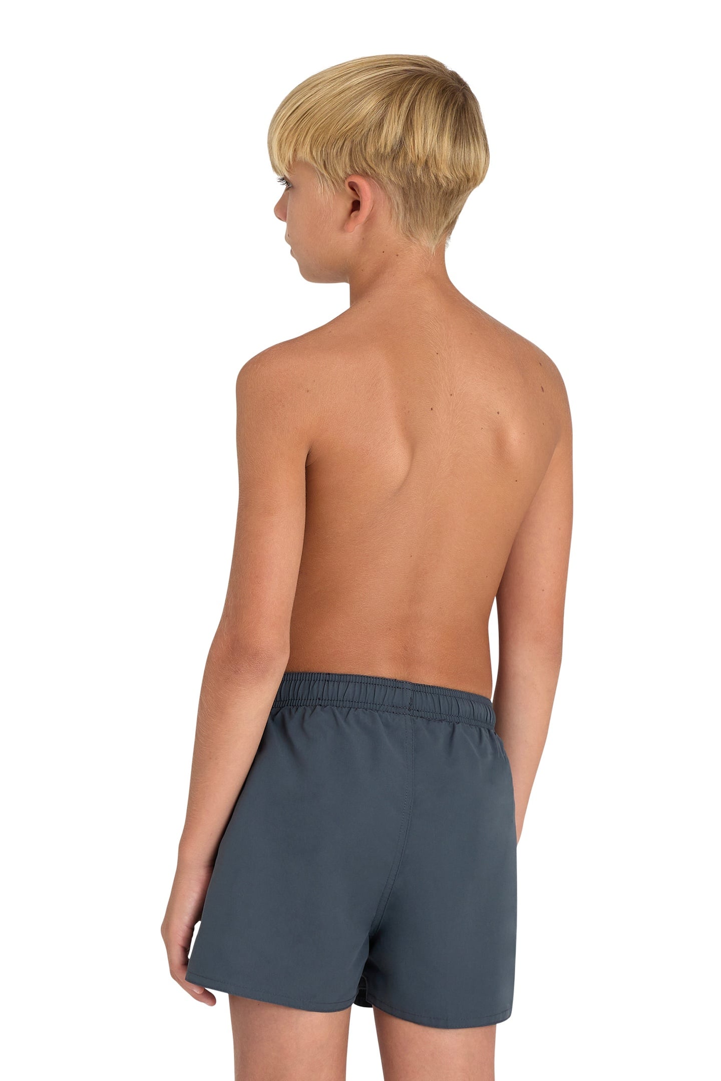 BOYS' BEACH SHORT LOGO R ASPHALT-NESPOLA 2
