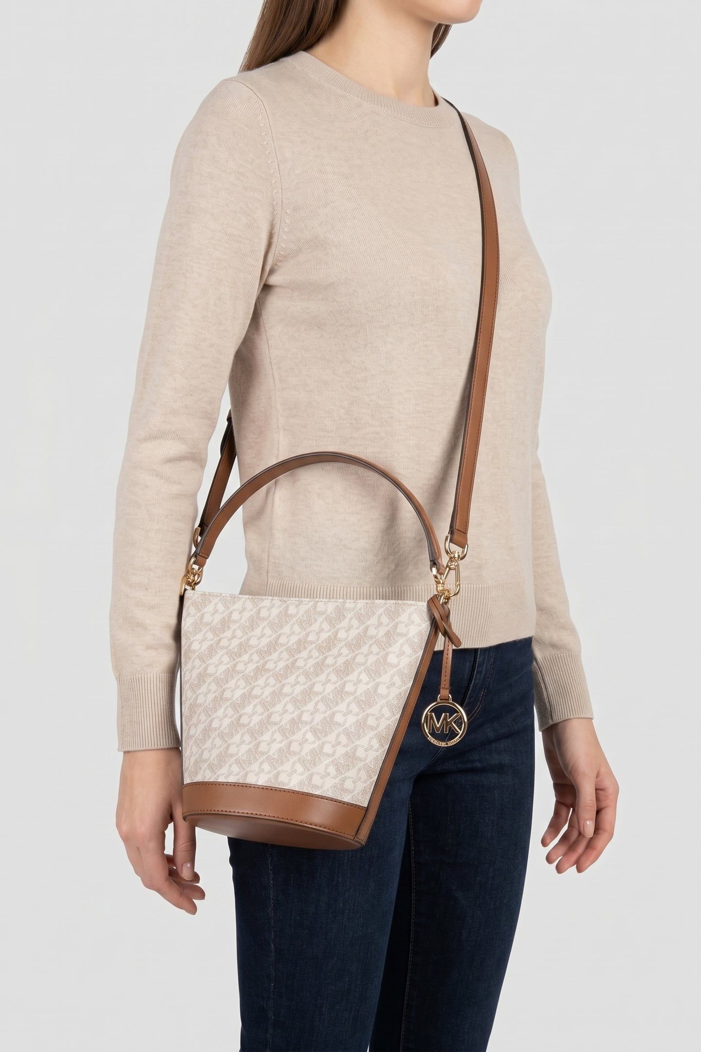 SMALL BUCKET CROSSBODY VANILLA/LUGG 1