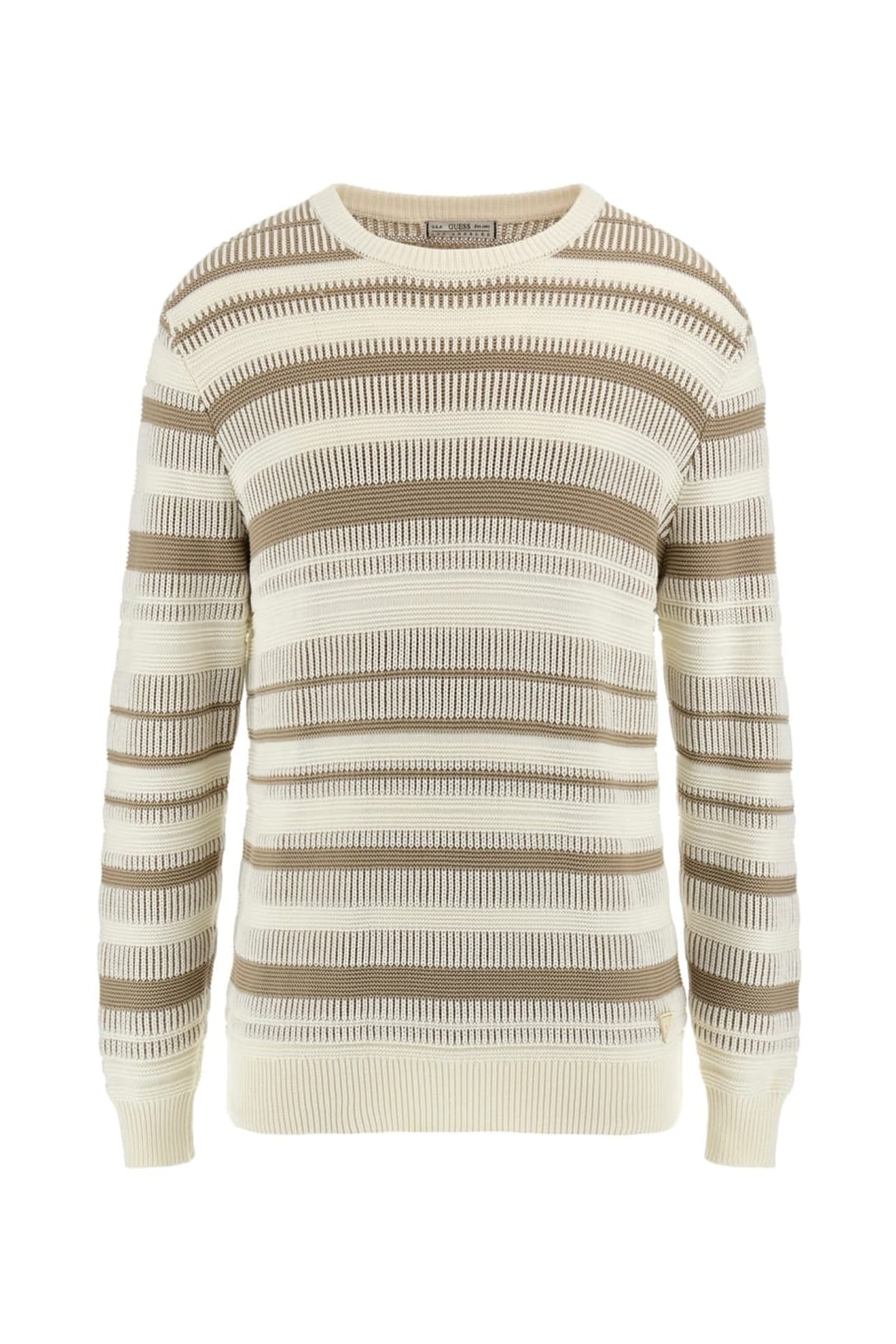 GUESS ECO GROVER CN STRIPED ST IMPACT GREY SALT WHI 3