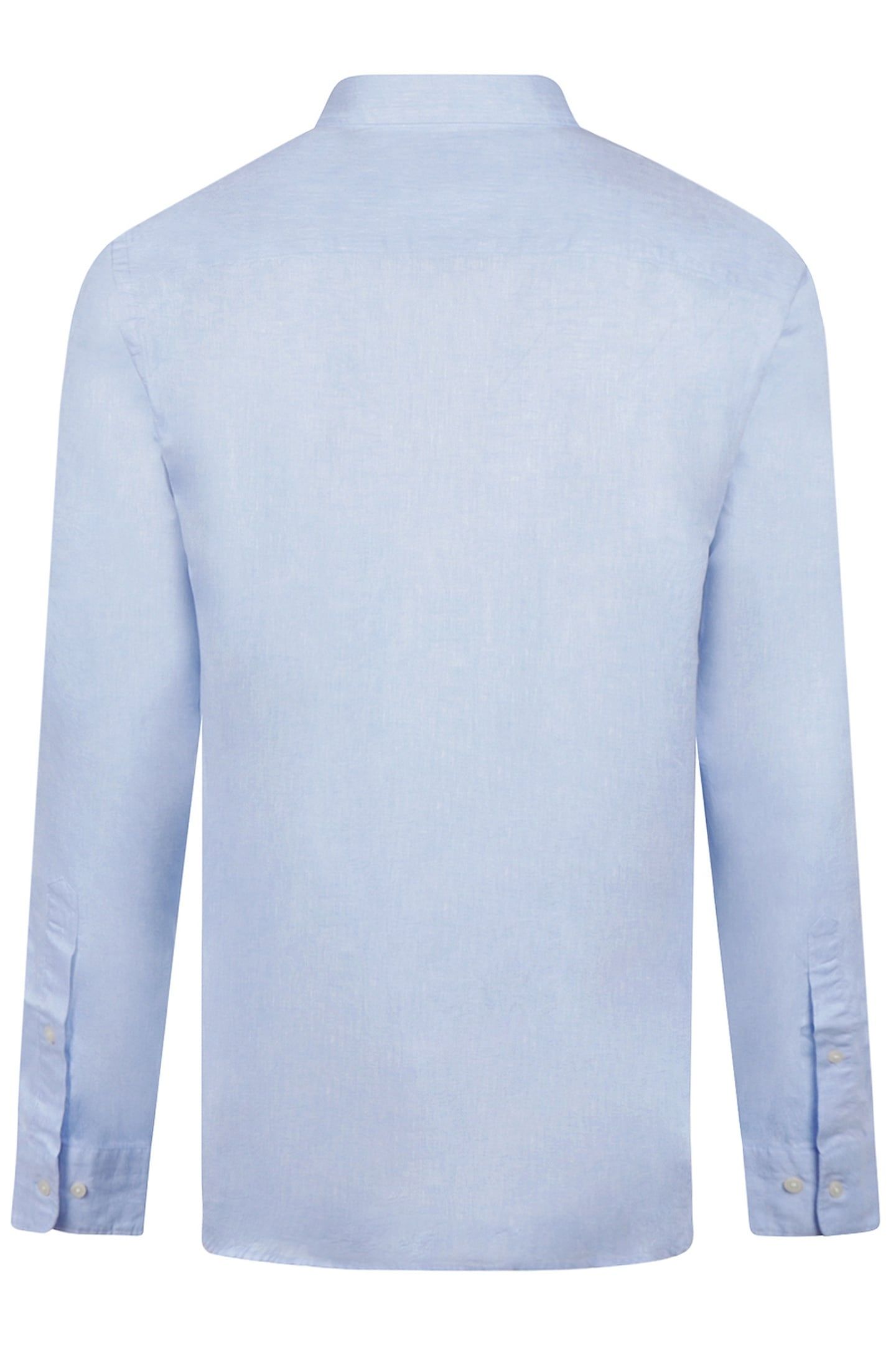 COTTON/LINNEN SHIRT LIGHT BLUE 2