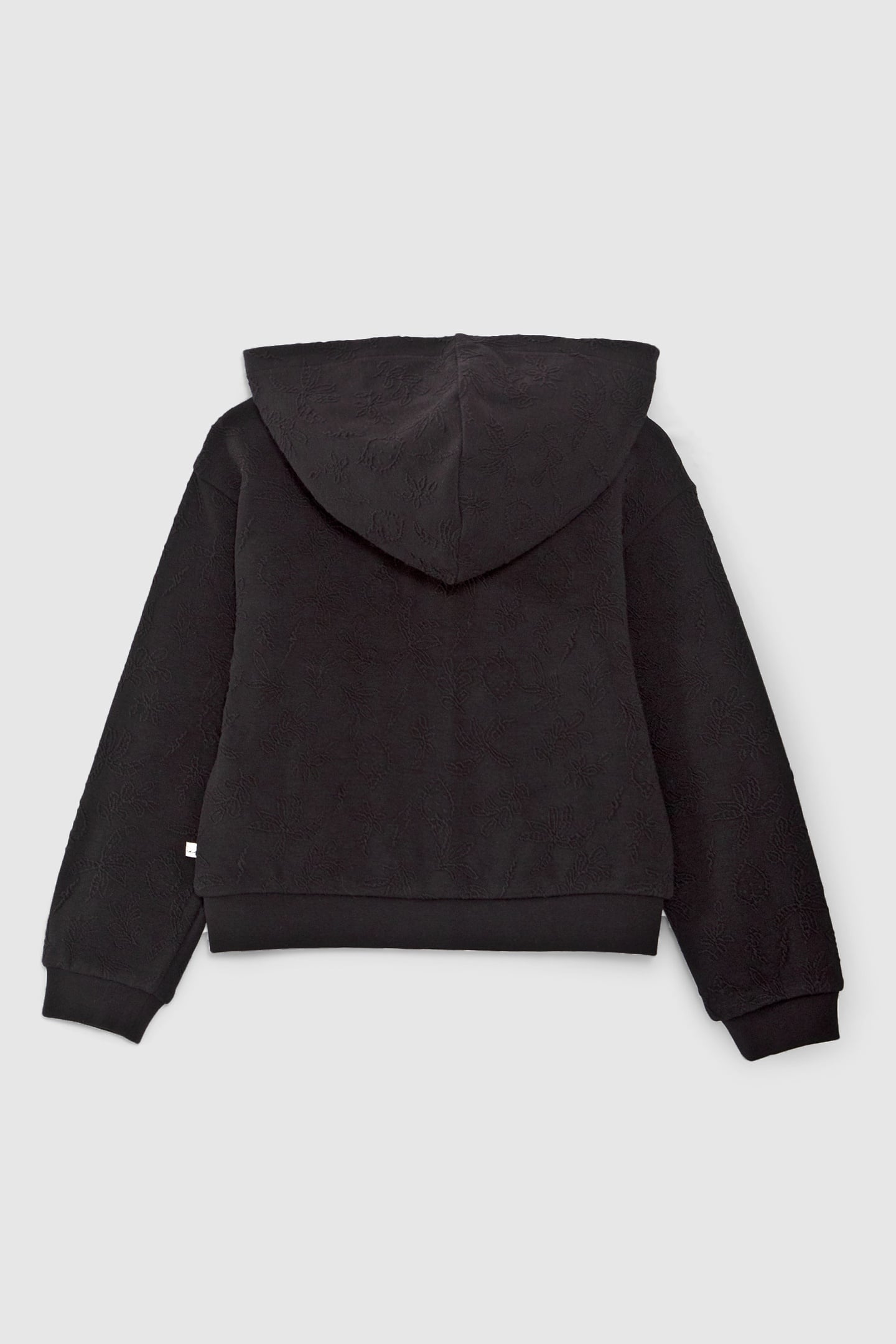 GIRLS' BLACK ROCK JUNGLE SWEATSHIRT FABRIC CARDIGAN 2