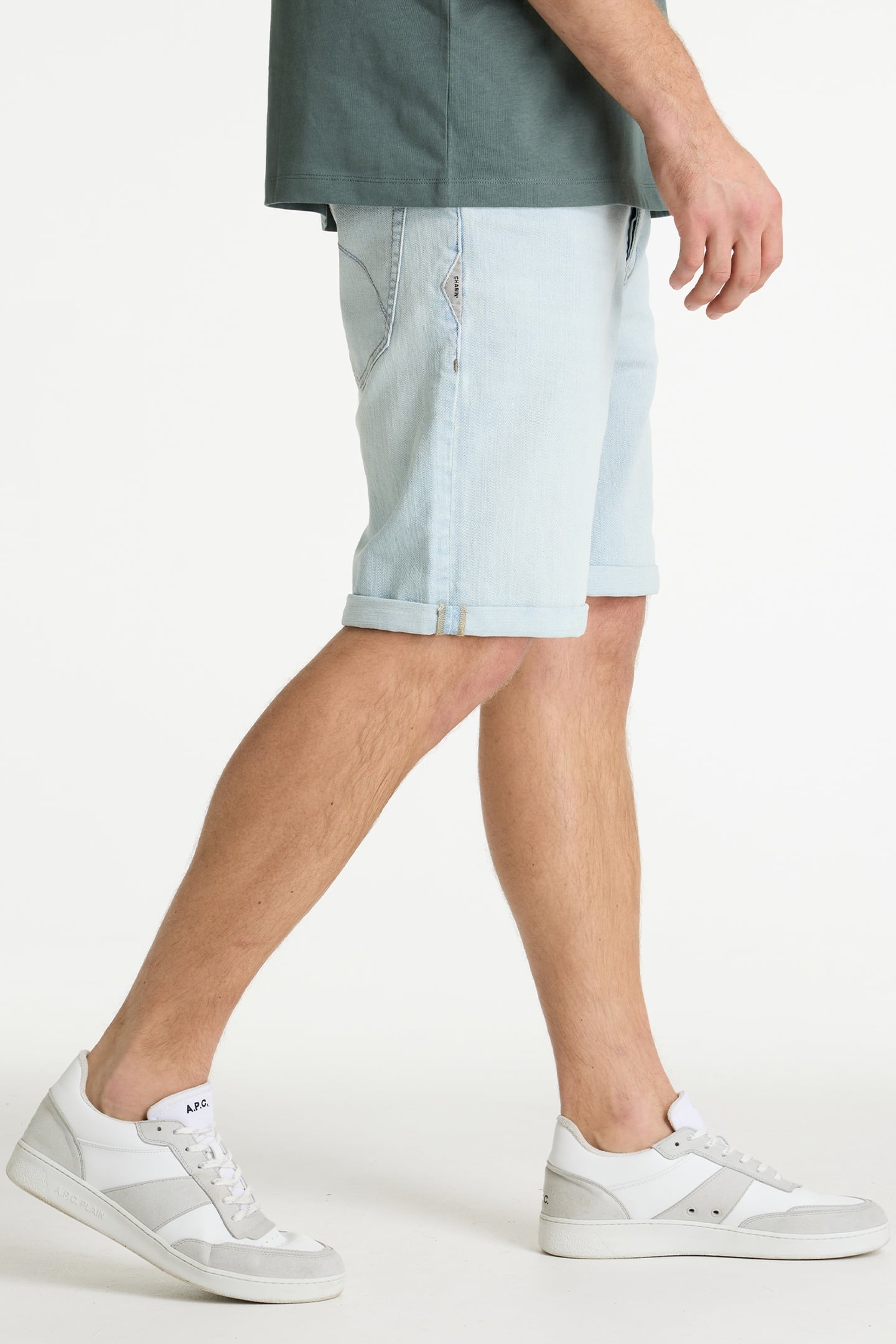 CROWN.S NORRIN BERMUDA/SHORT BLEACHED DENIM 3
